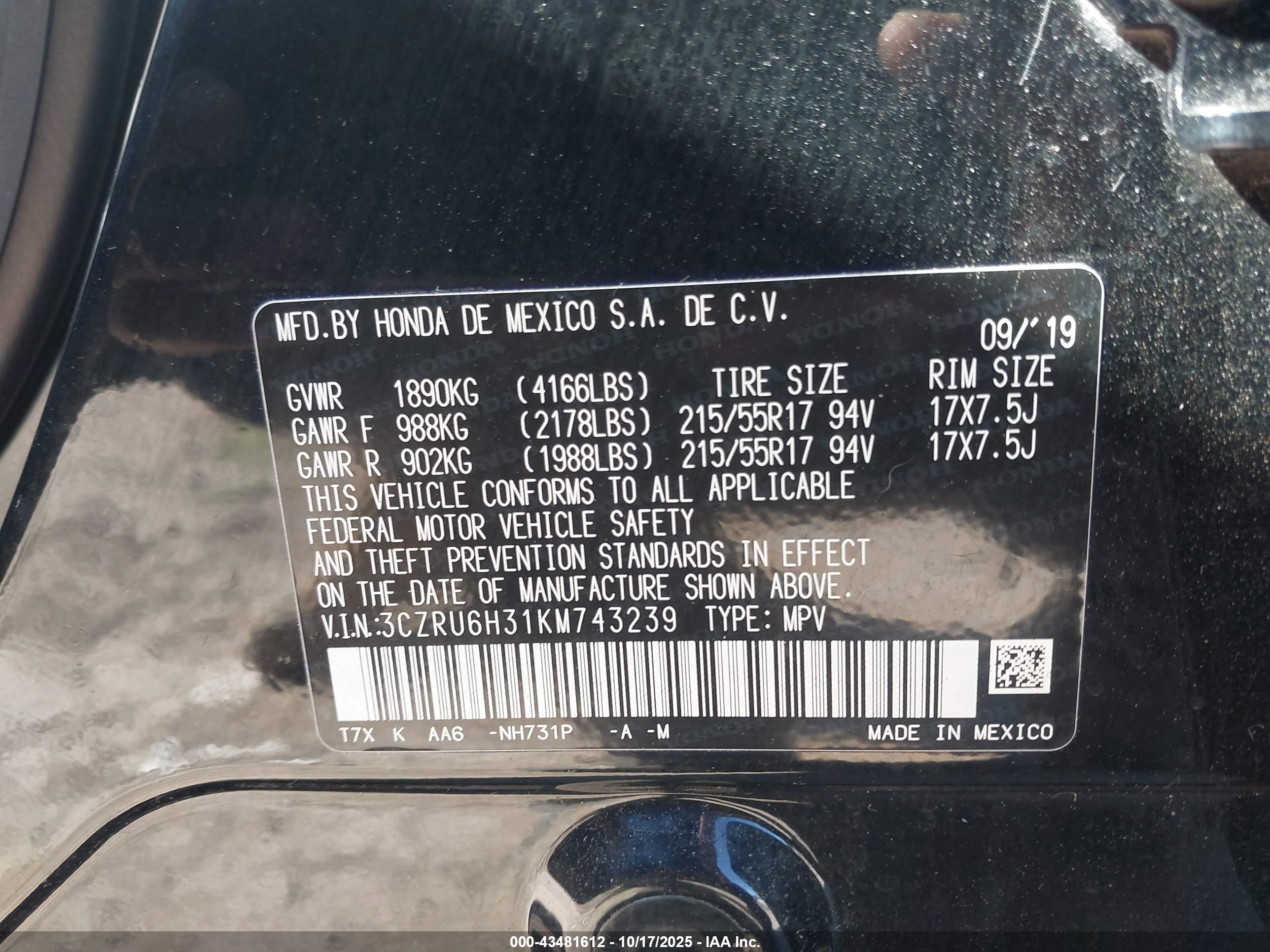 HONDA HR-V image 9