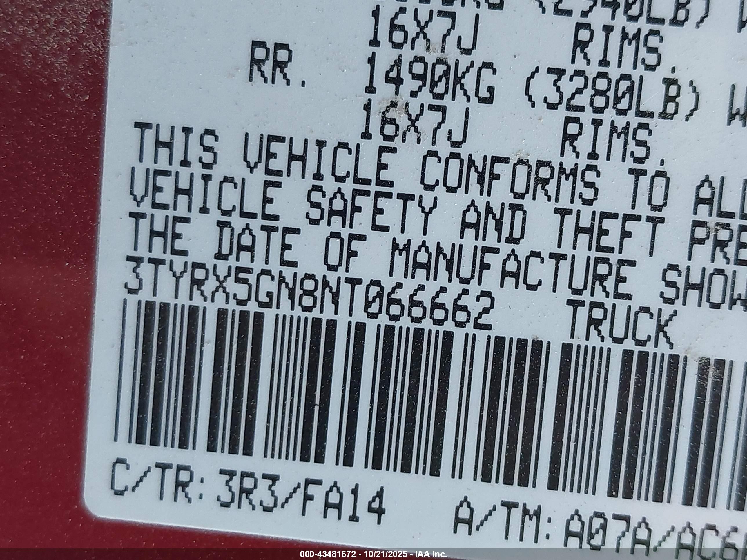TOYOTA TACOMA image 9