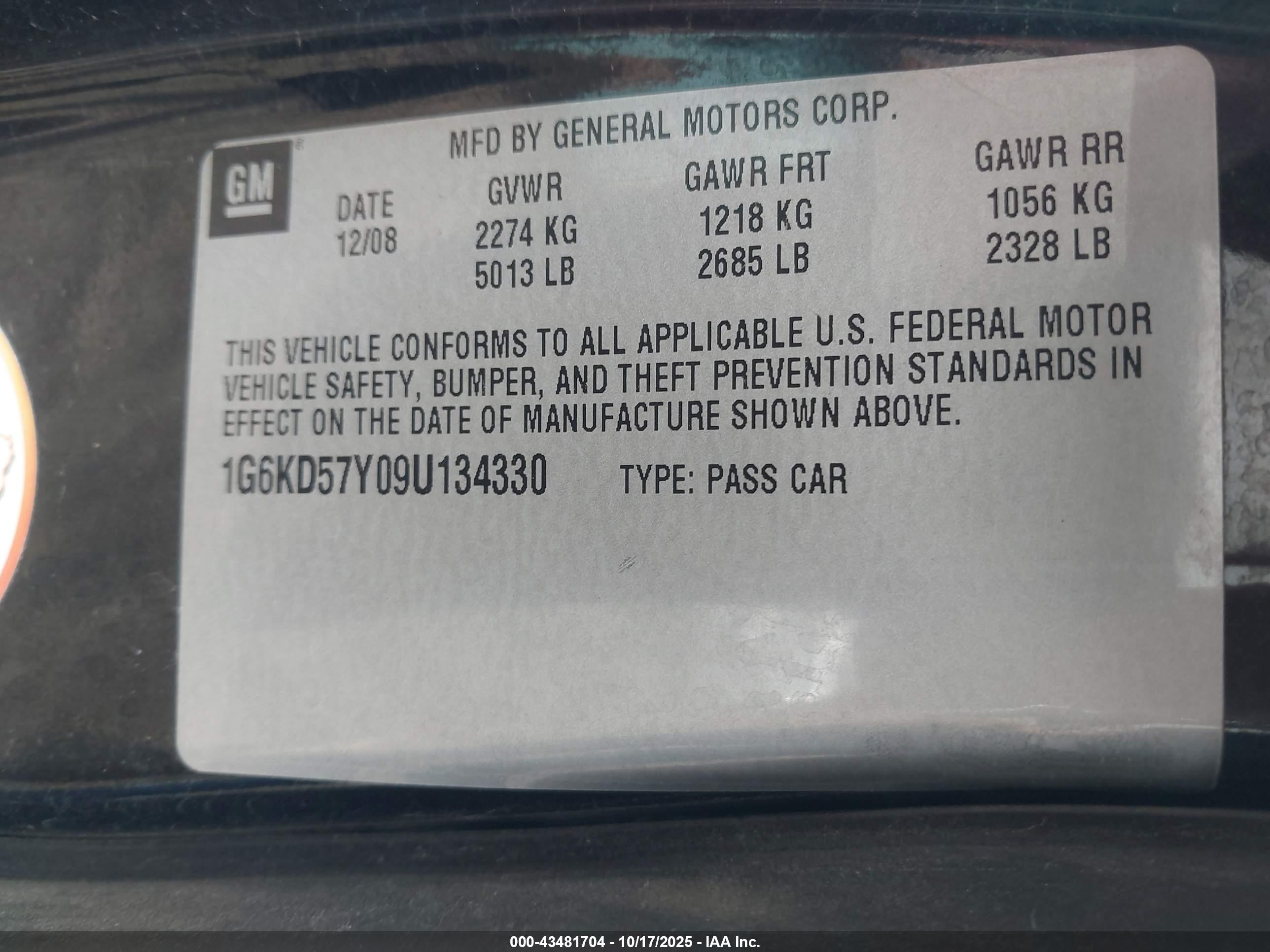 CADILLAC DTS image 9