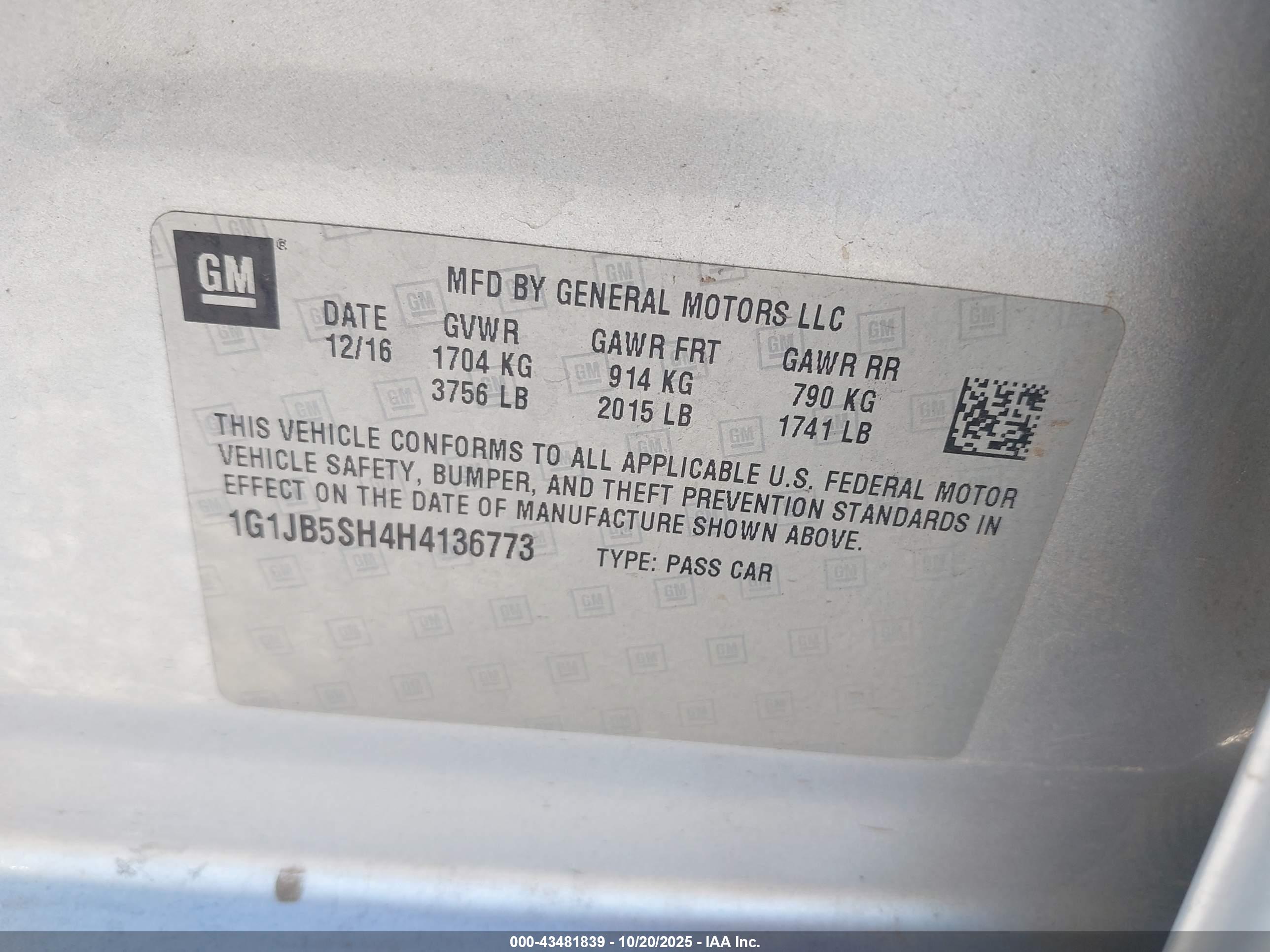 CHEVROLET SONIC image 9