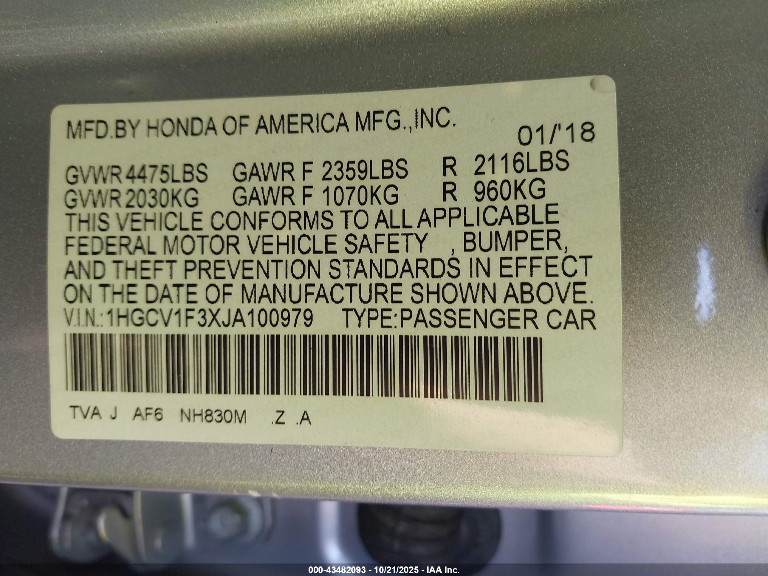 HONDA ACCORD image 9