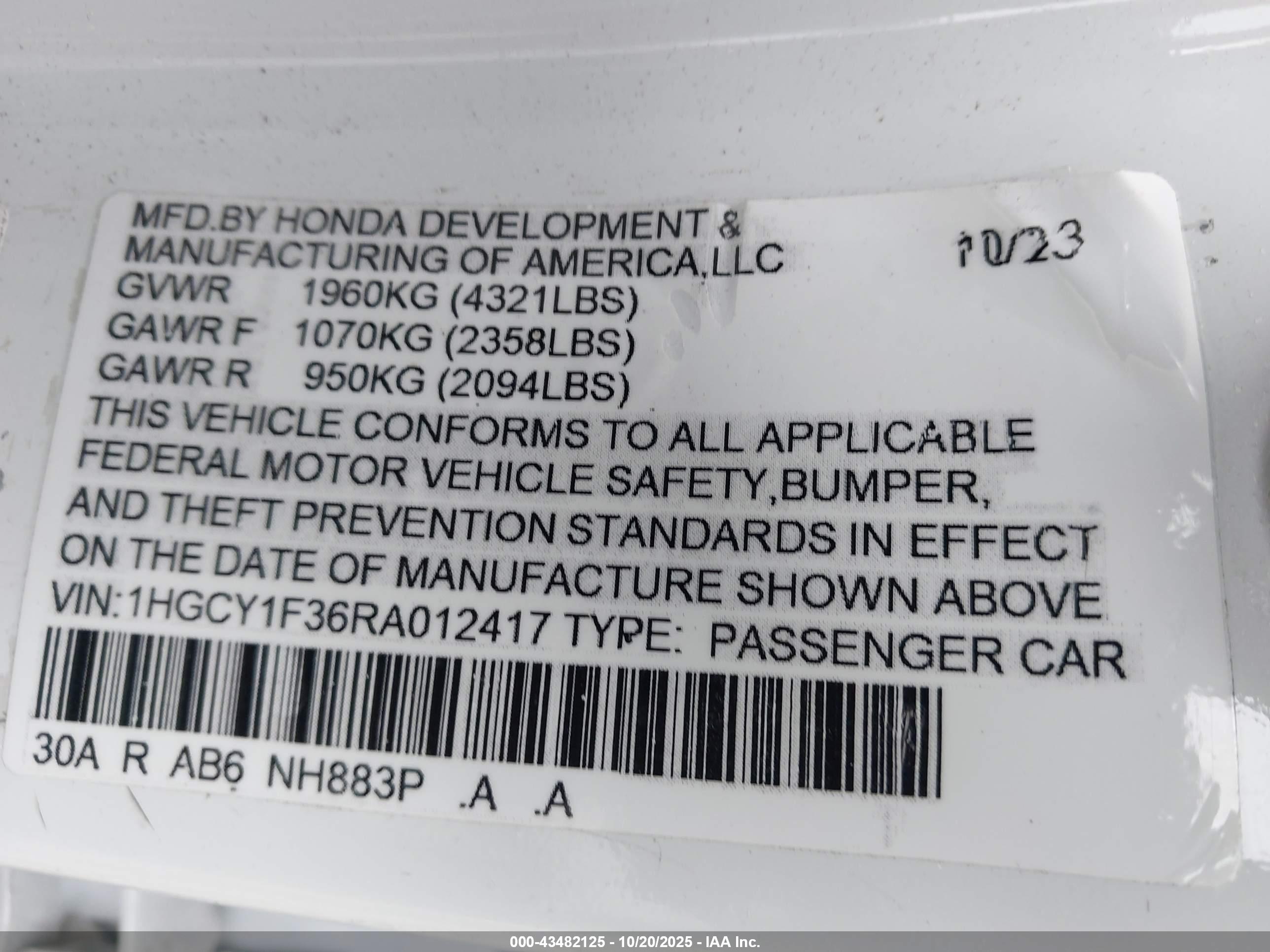 HONDA ACCORD image 9