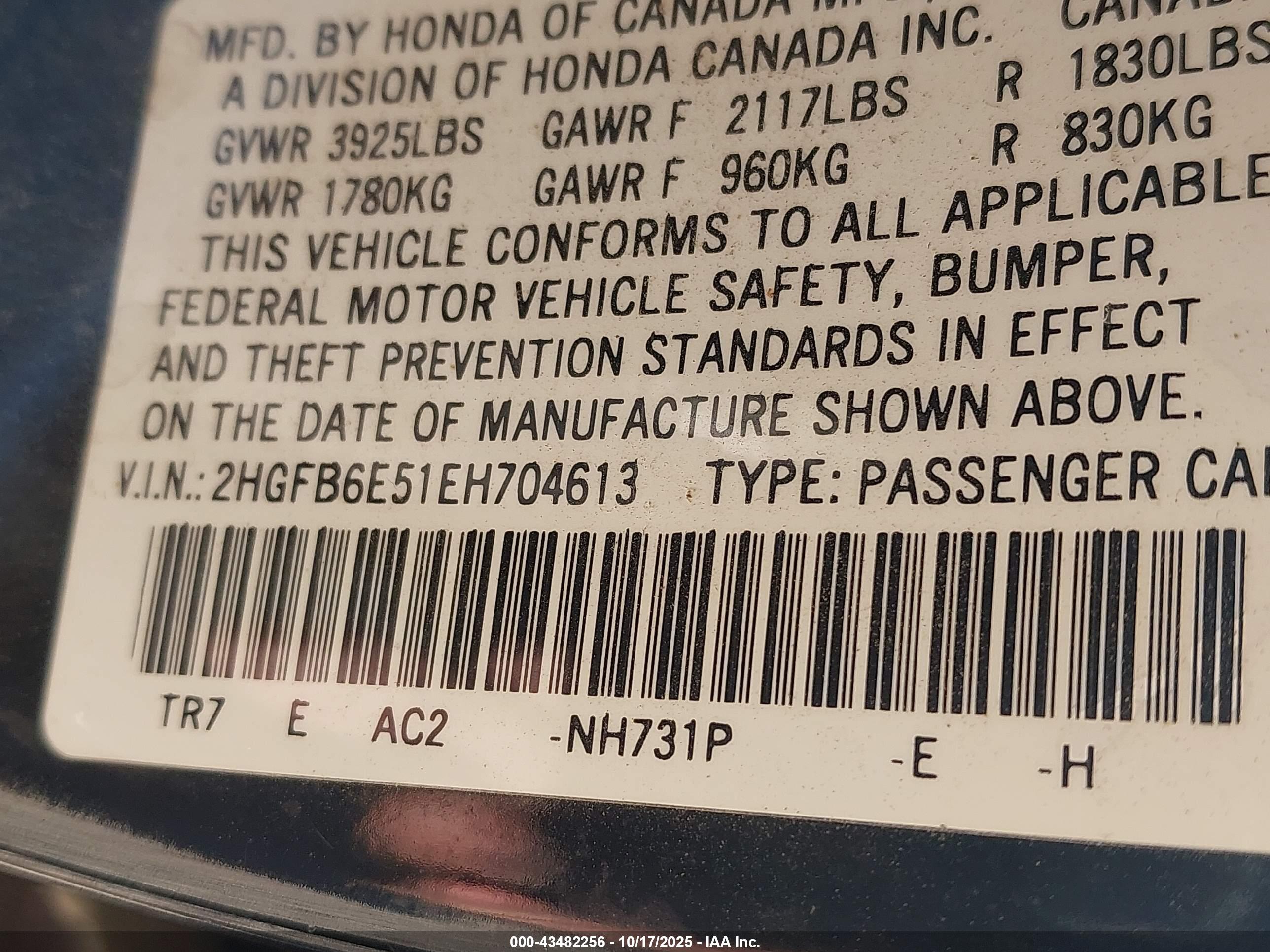 HONDA CIVIC image 9