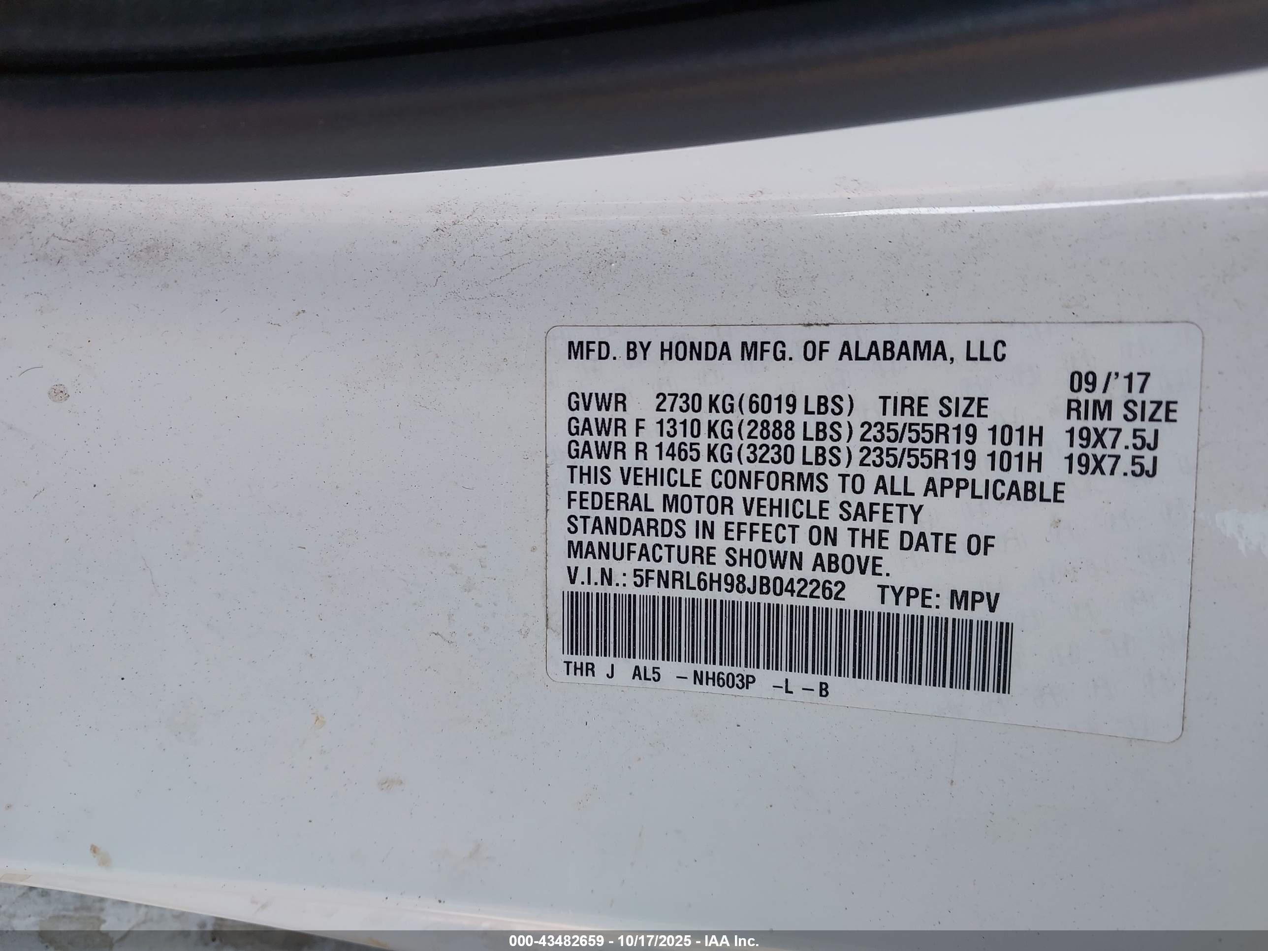 HONDA ODYSSEY image 9