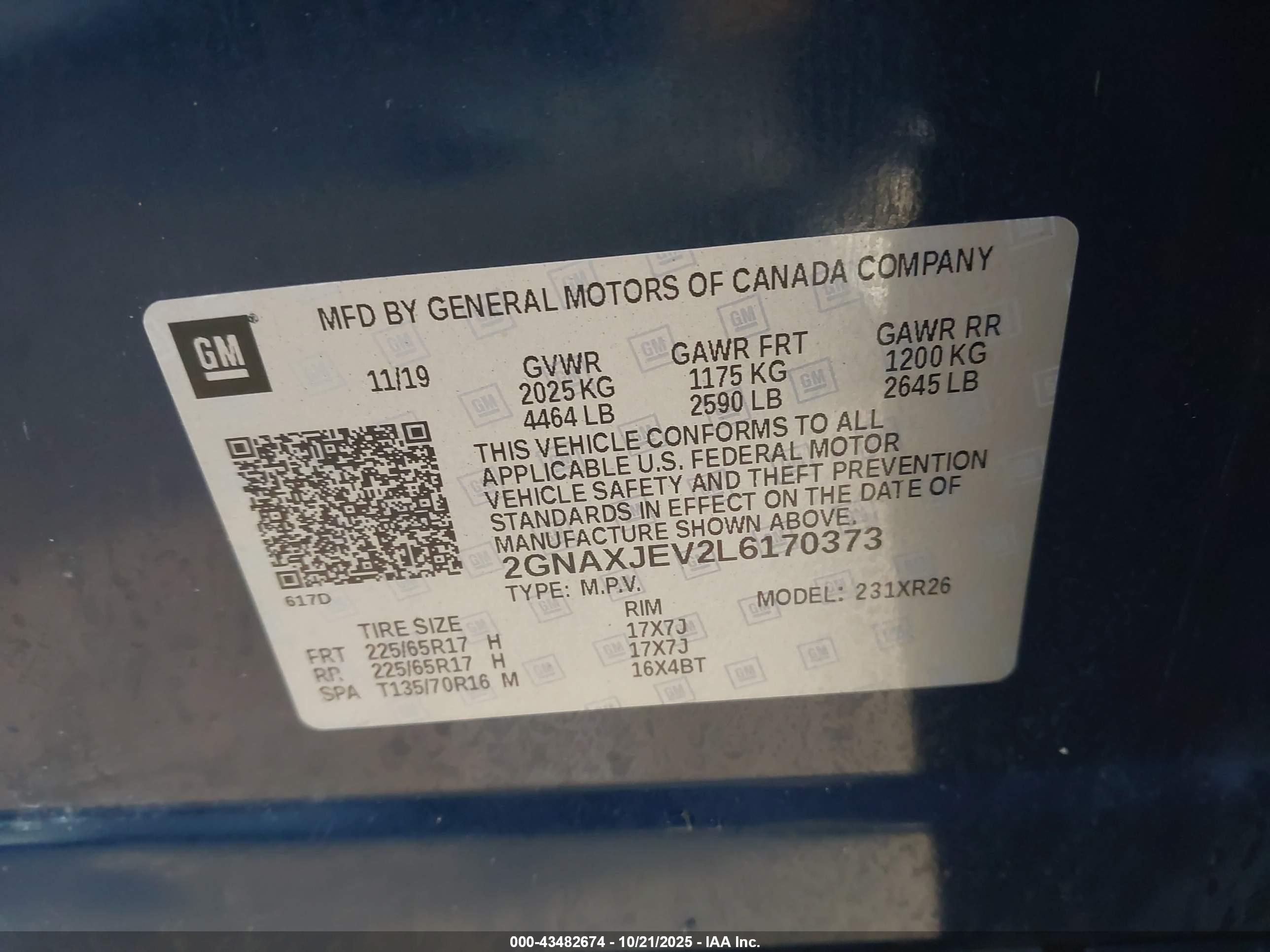 CHEVROLET EQUINOX image 9