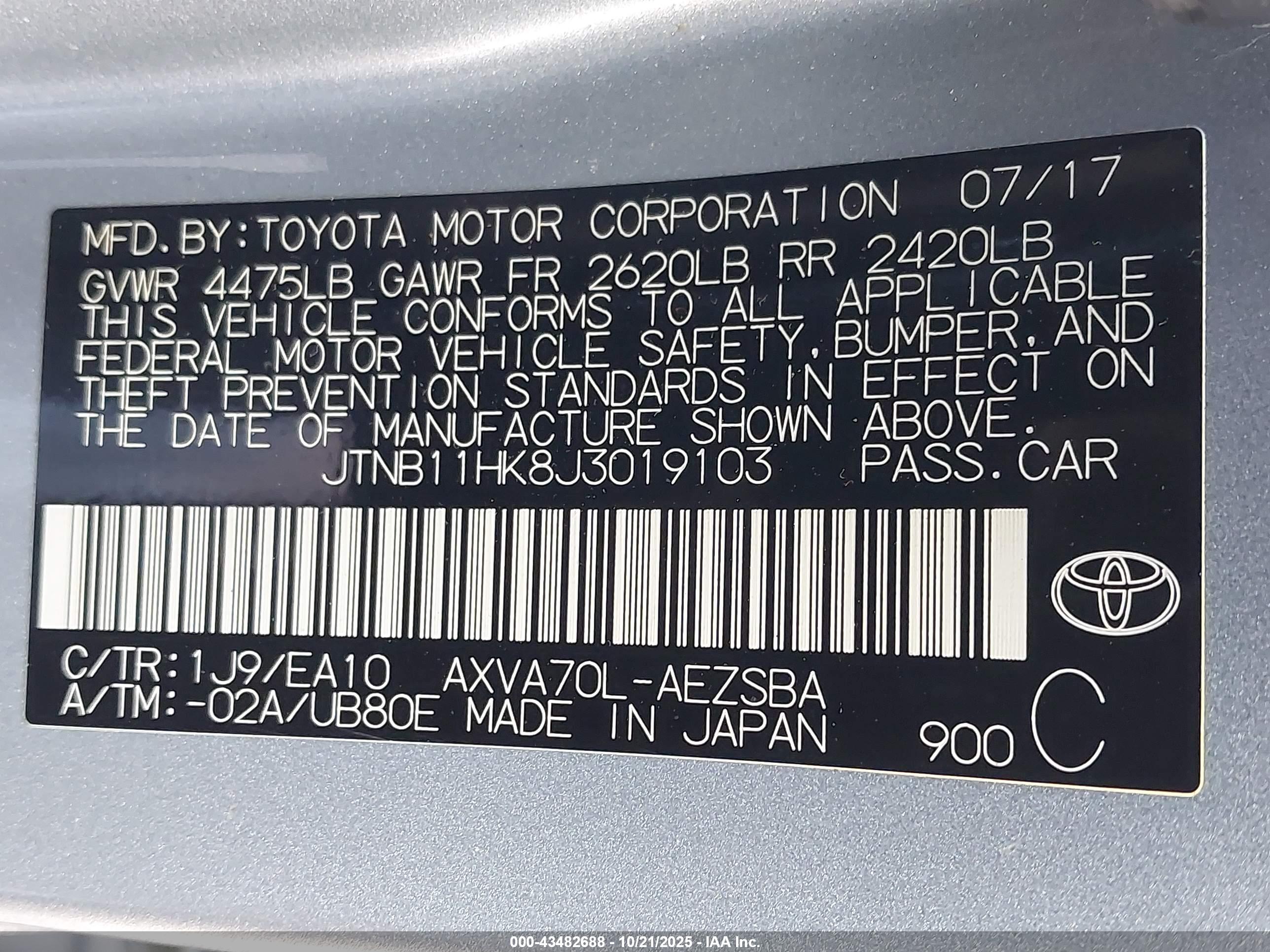 TOYOTA CAMRY image 9