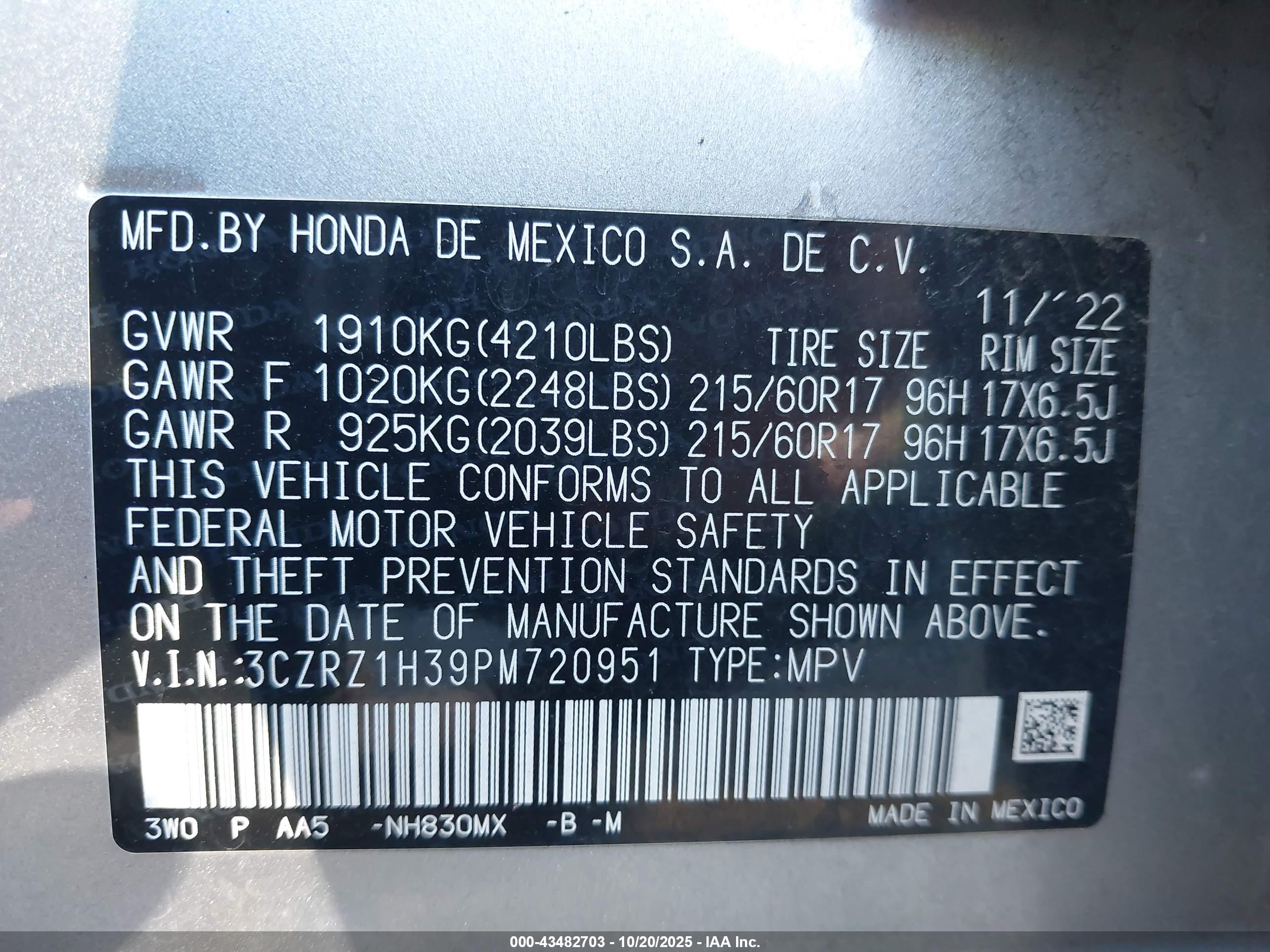HONDA HR-V image 9