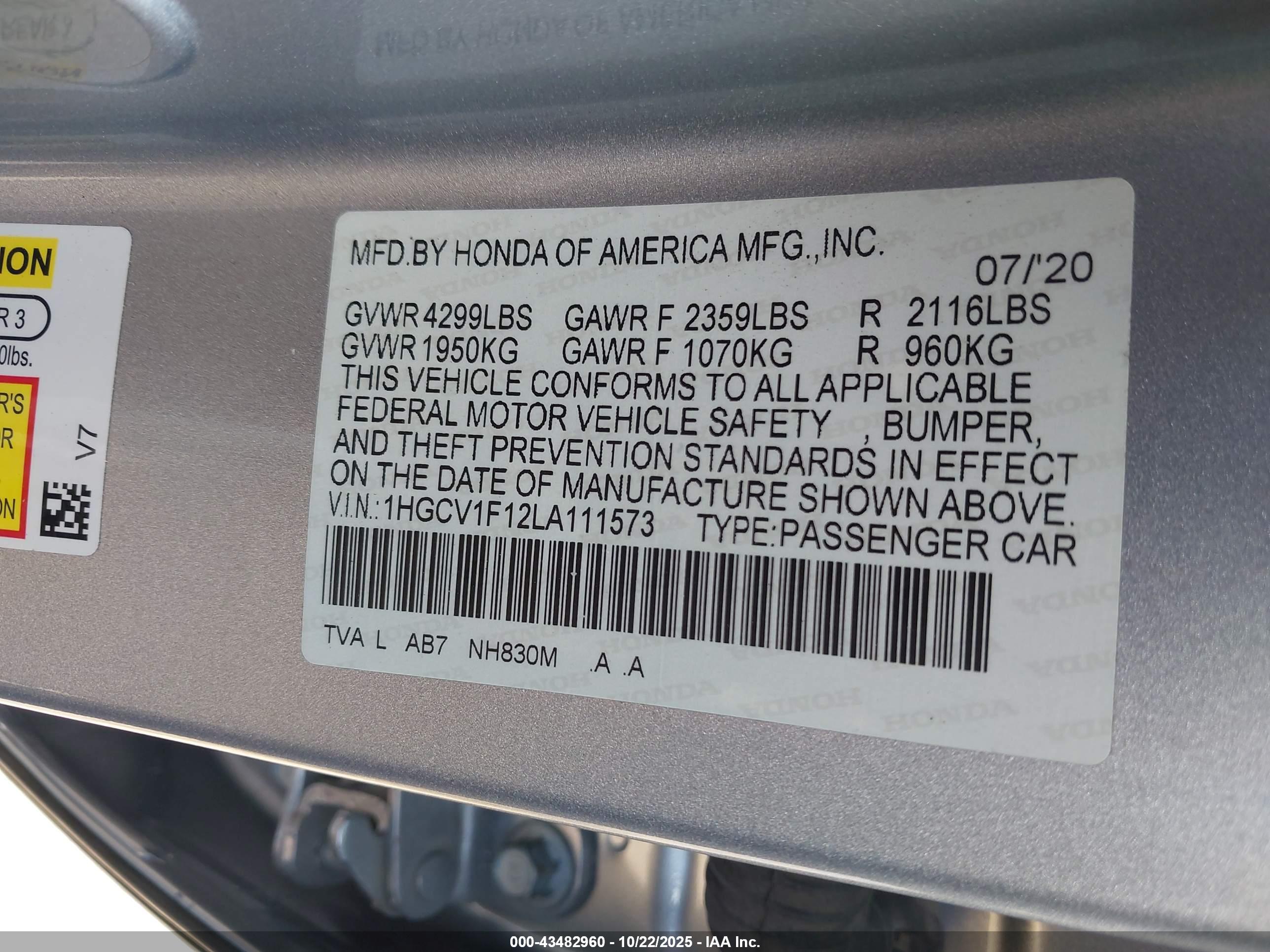 HONDA ACCORD image 9