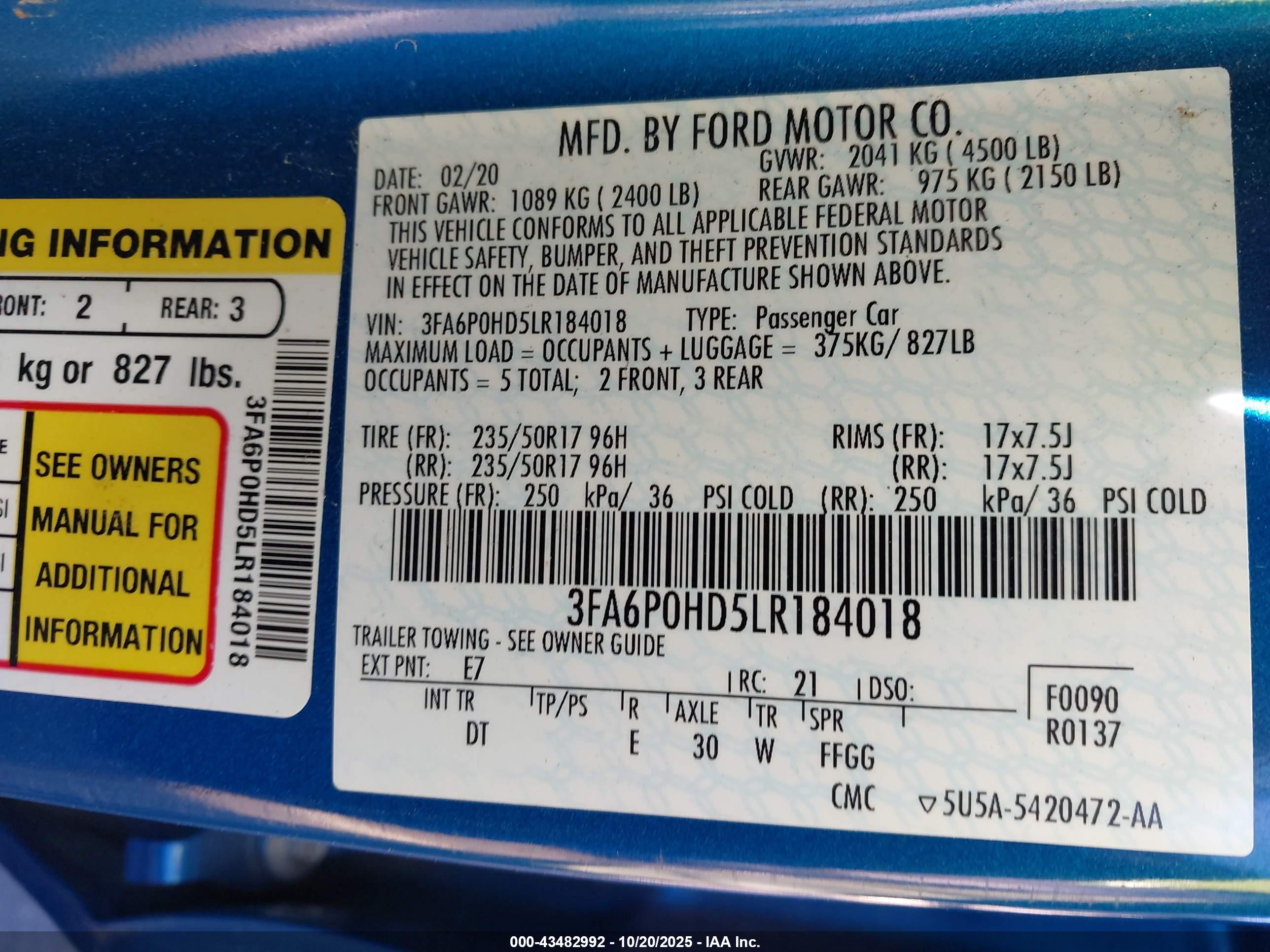FORD FUSION image 9