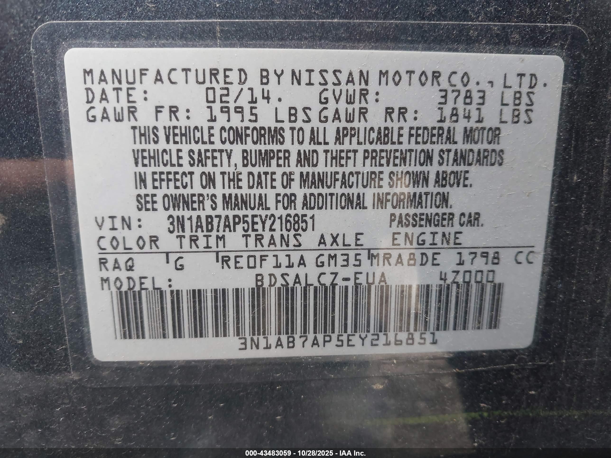 NISSAN SENTRA image 9