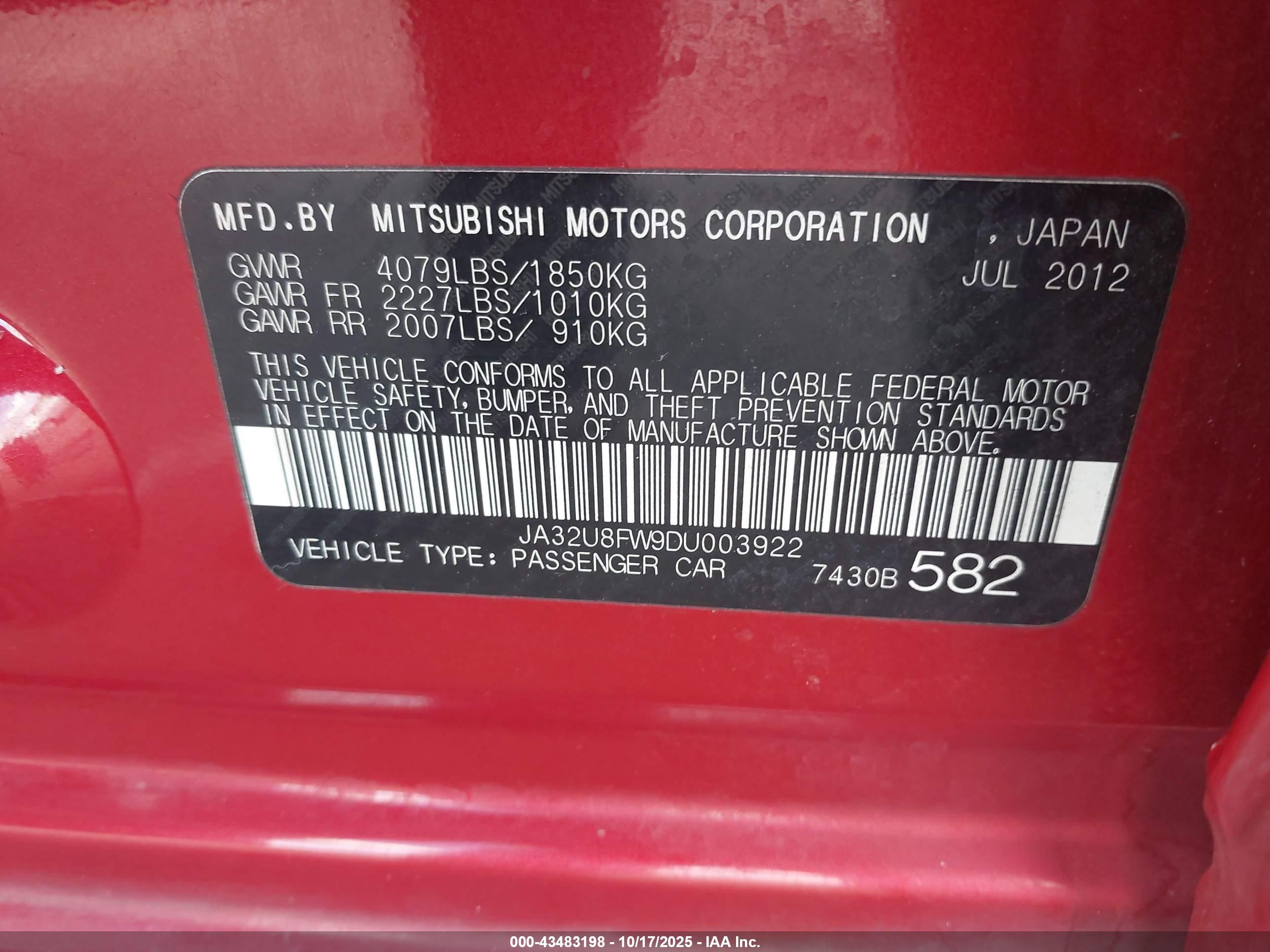 MITSUBISHI LANCER image 9