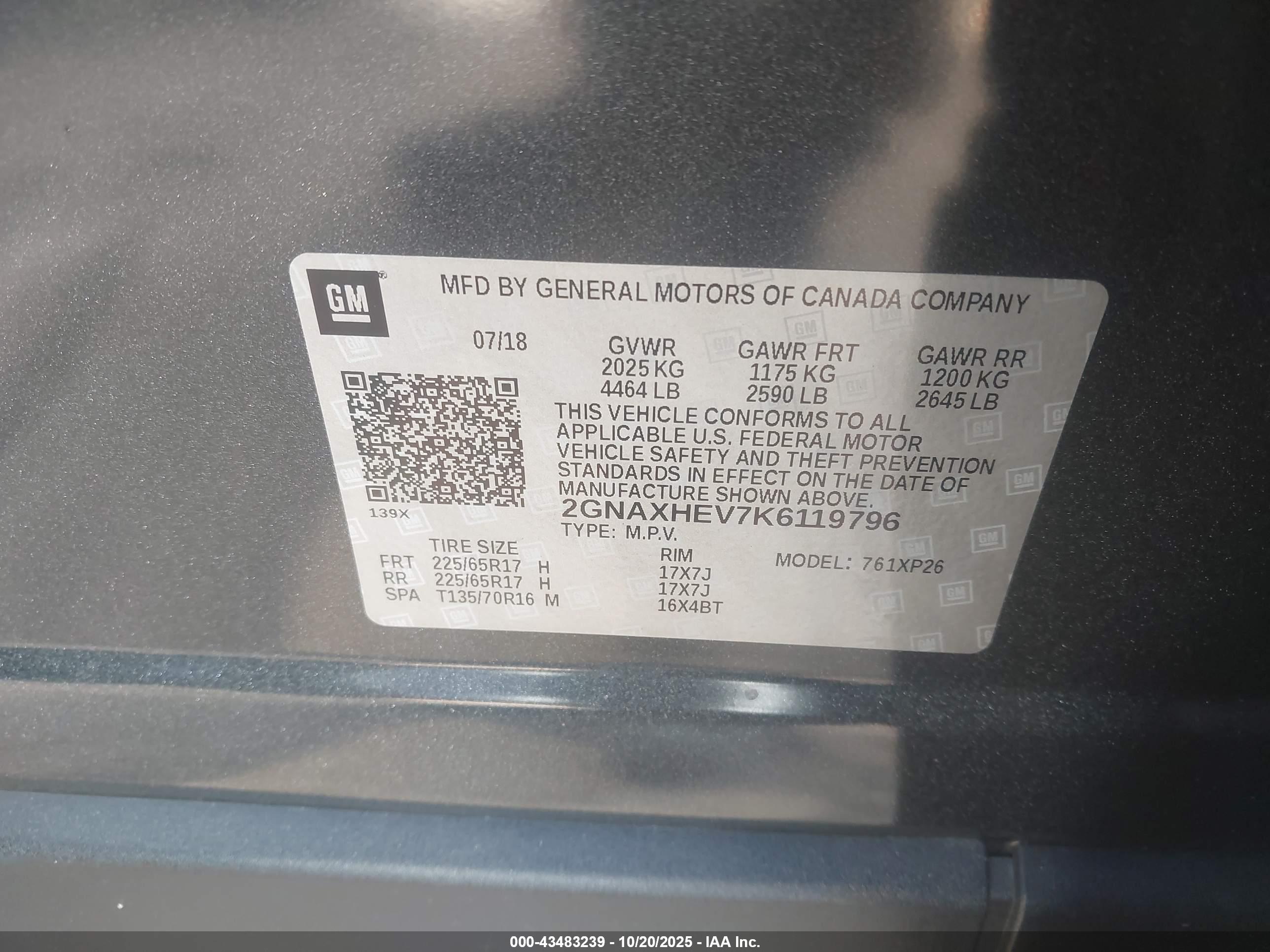 CHEVROLET EQUINOX image 9