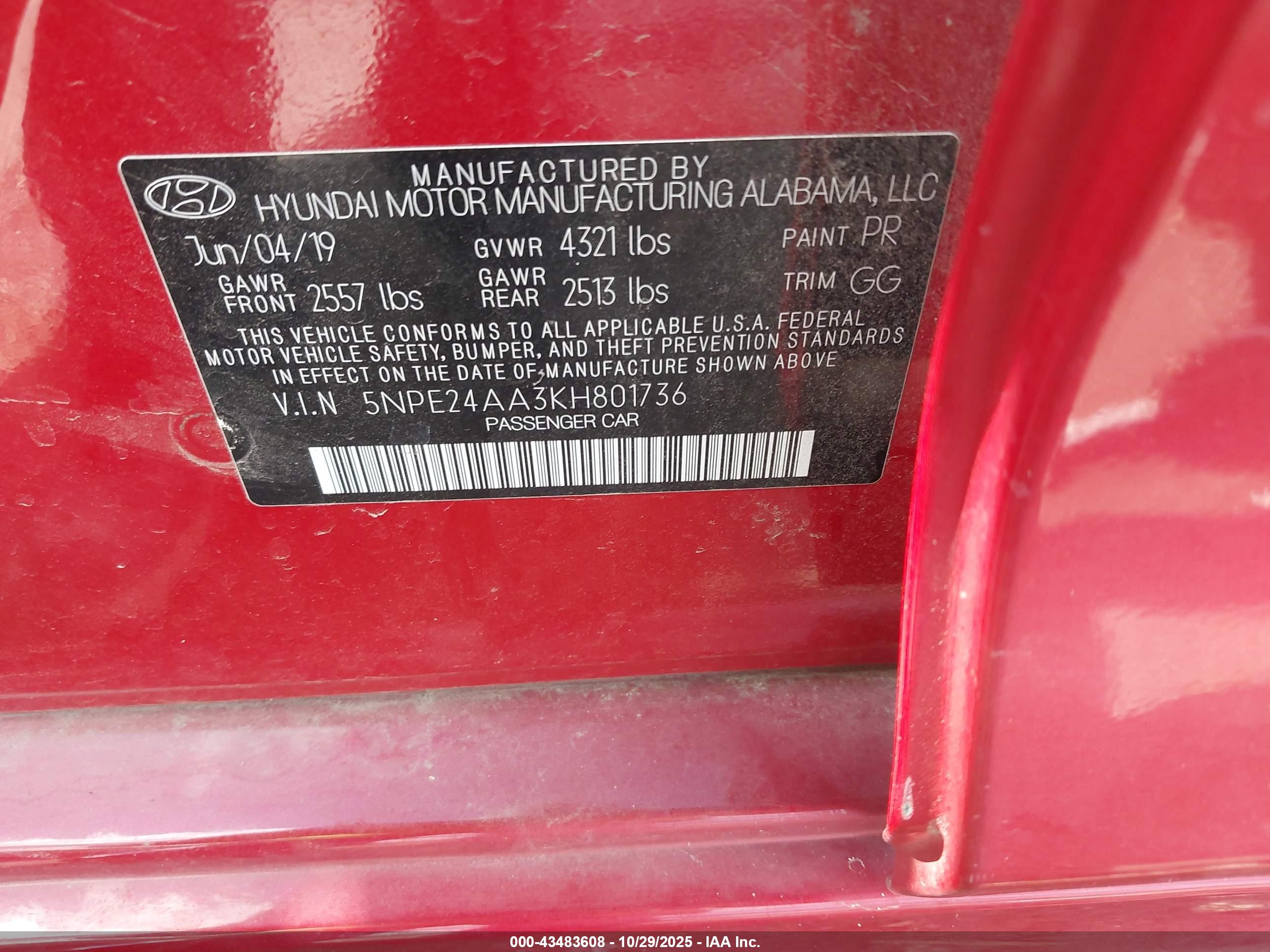 HYUNDAI SONATA image 9