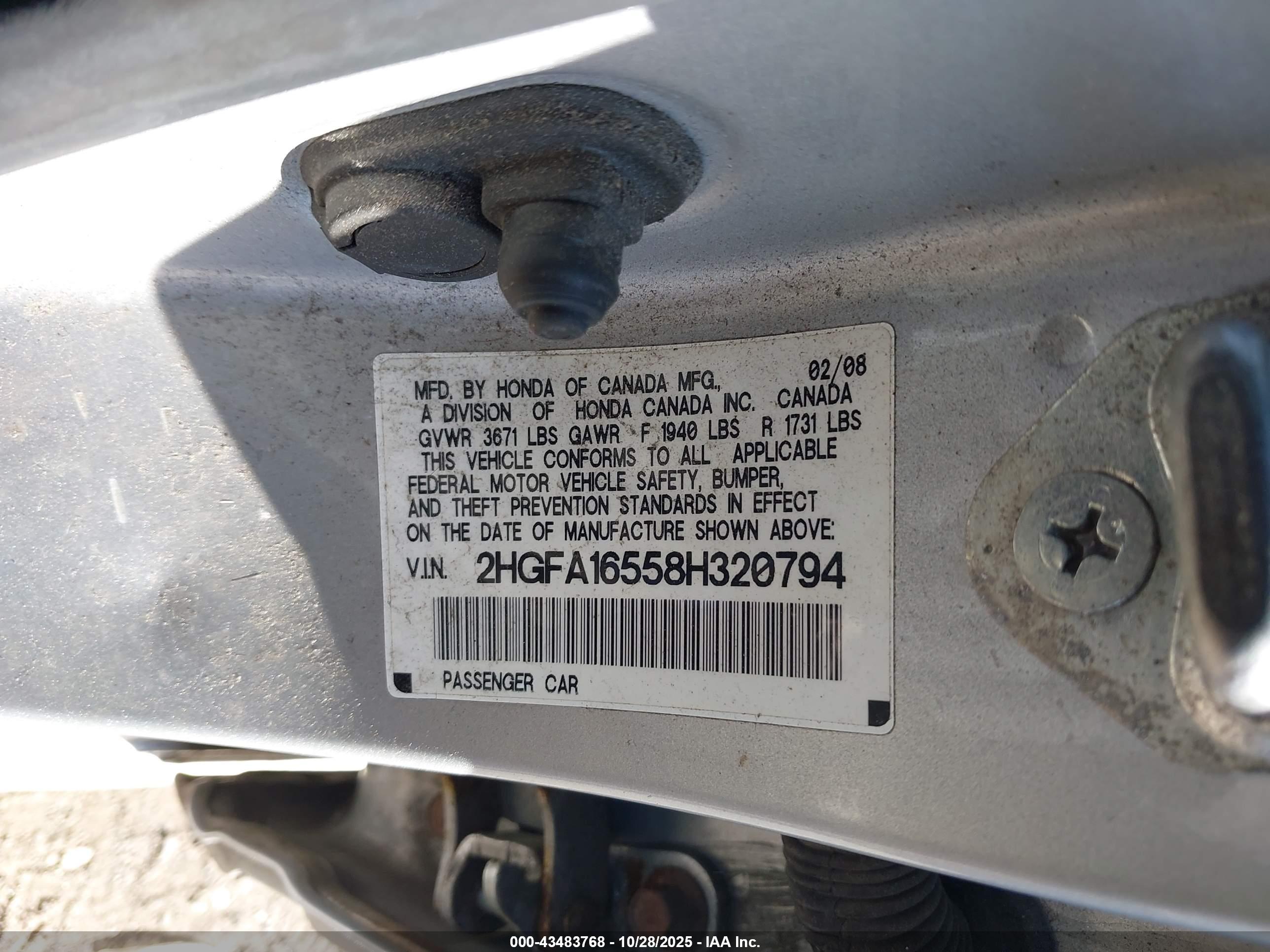 HONDA CIVIC image 9