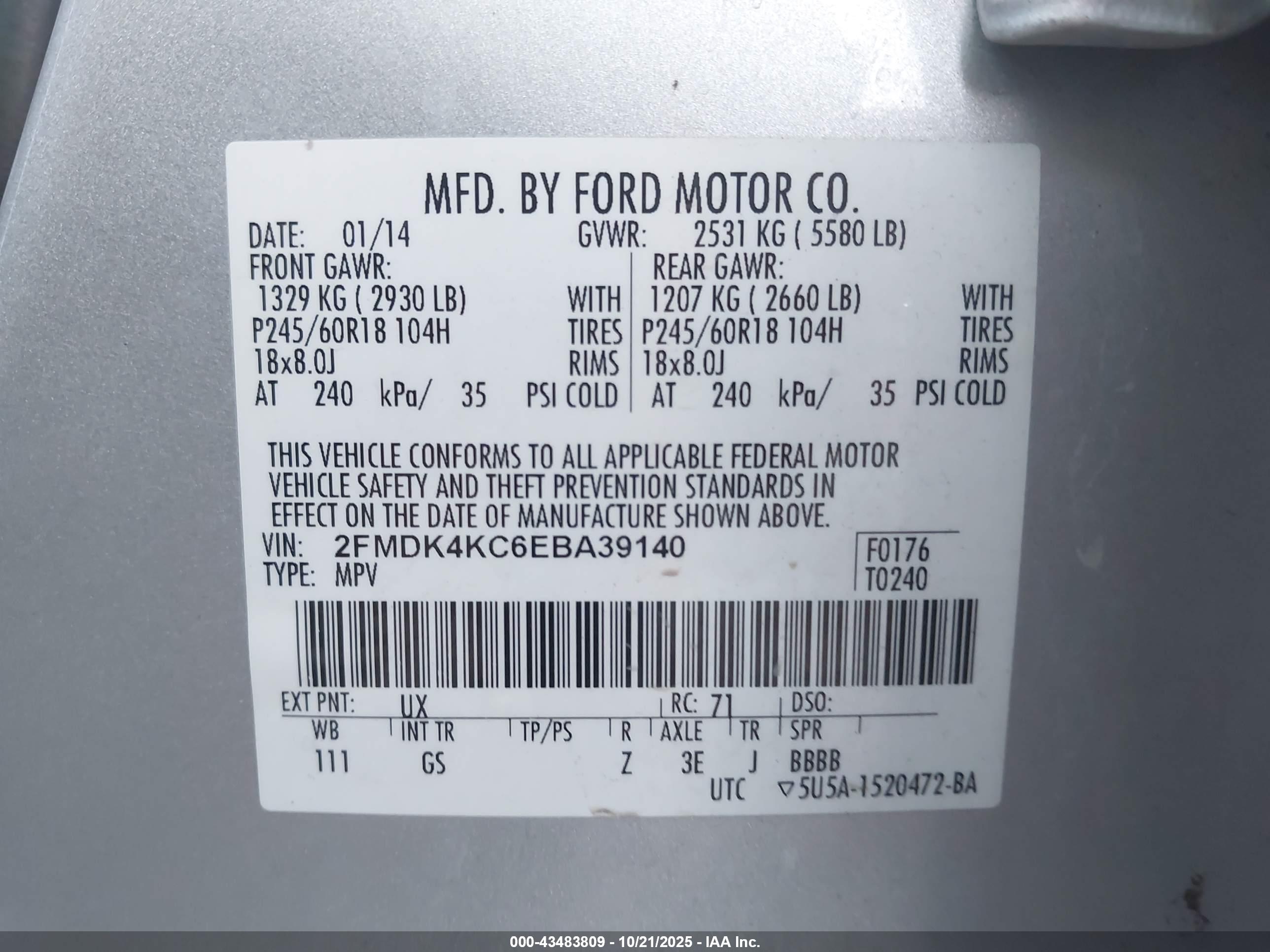 FORD EDGE image 9