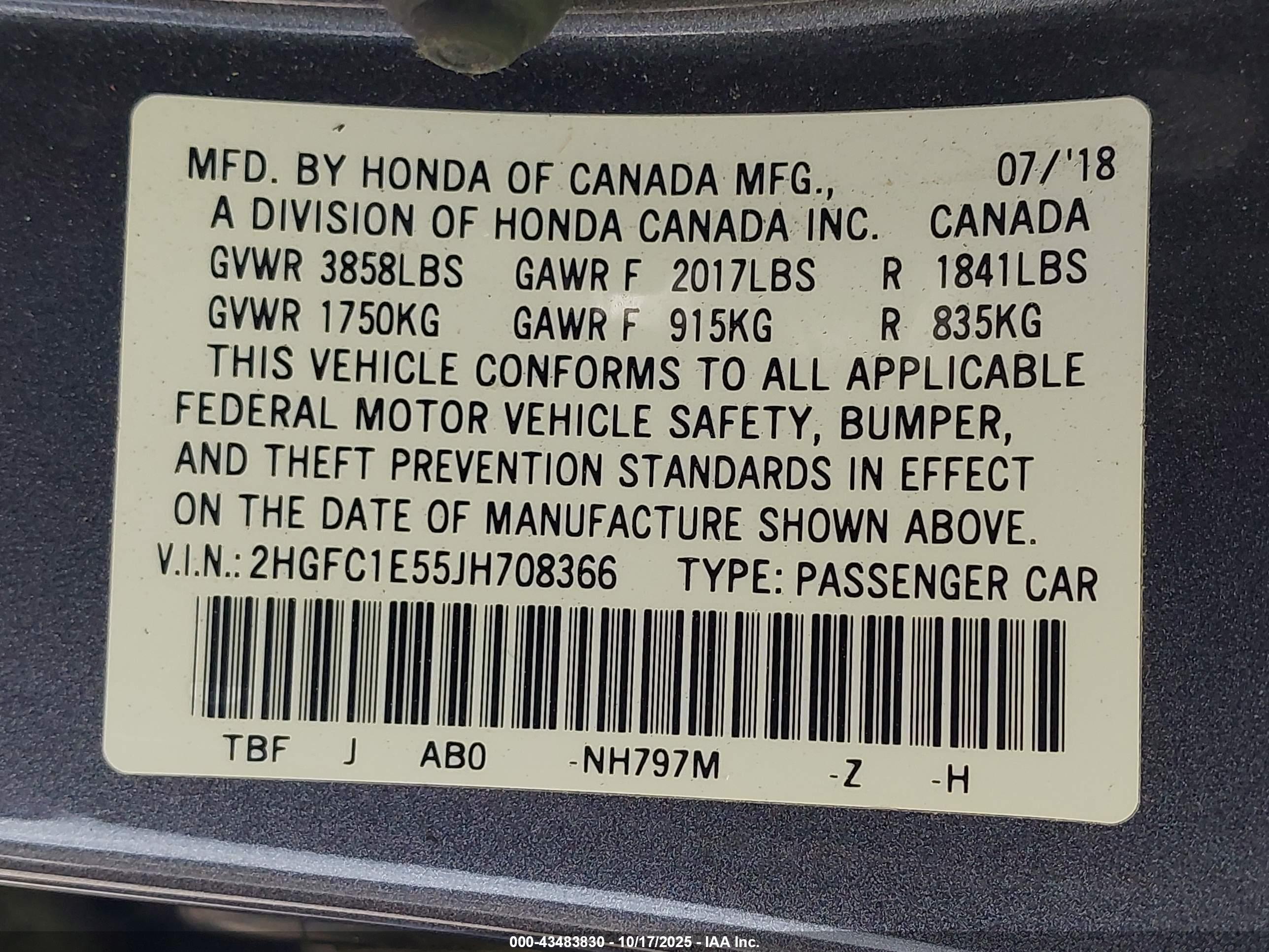 HONDA CIVIC image 9