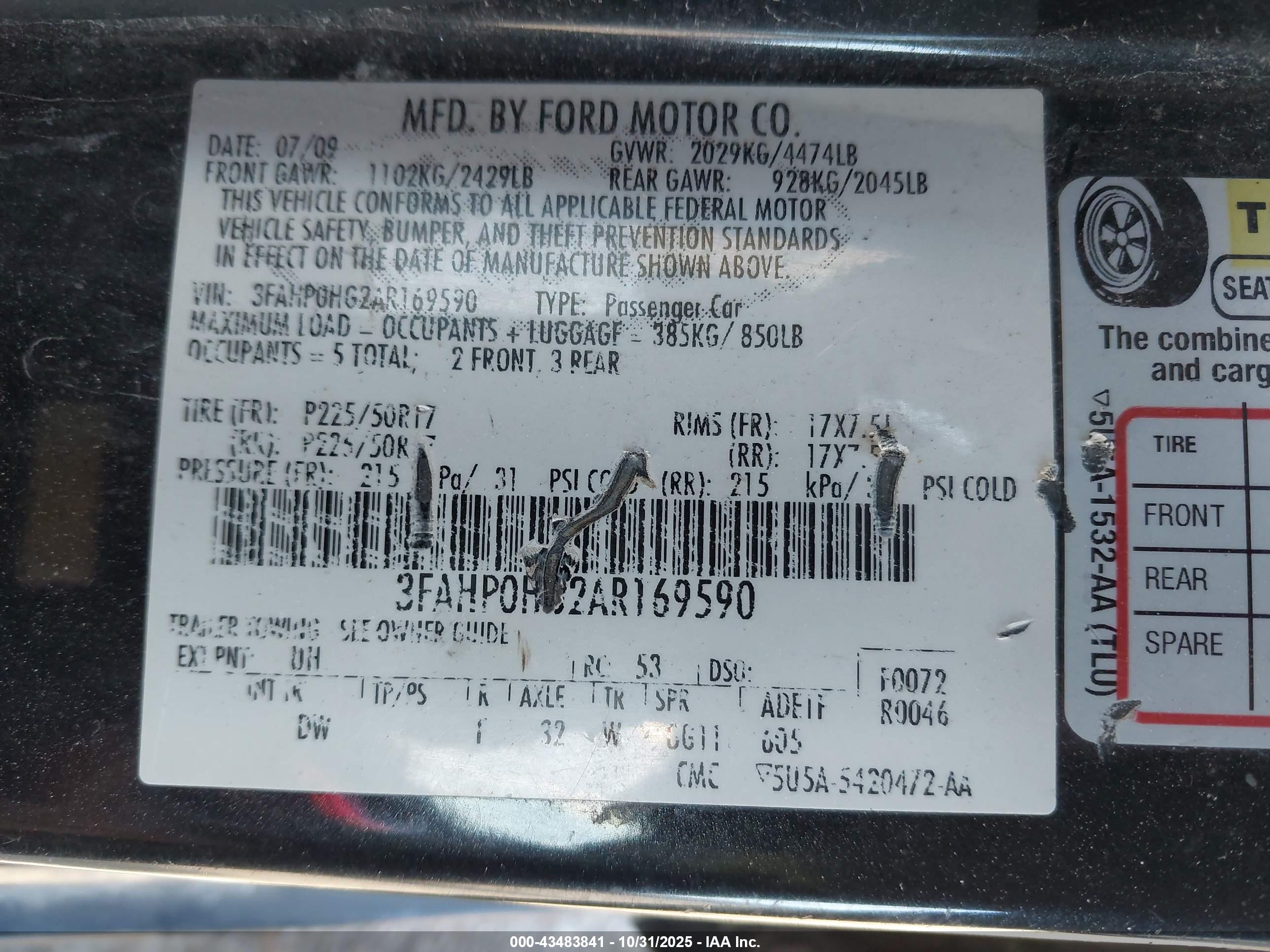 FORD FUSION image 9