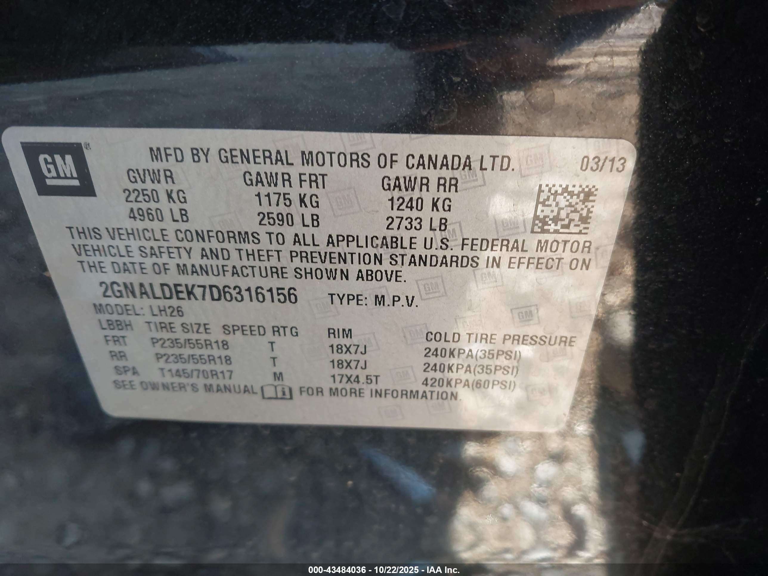 CHEVROLET EQUINOX image 9