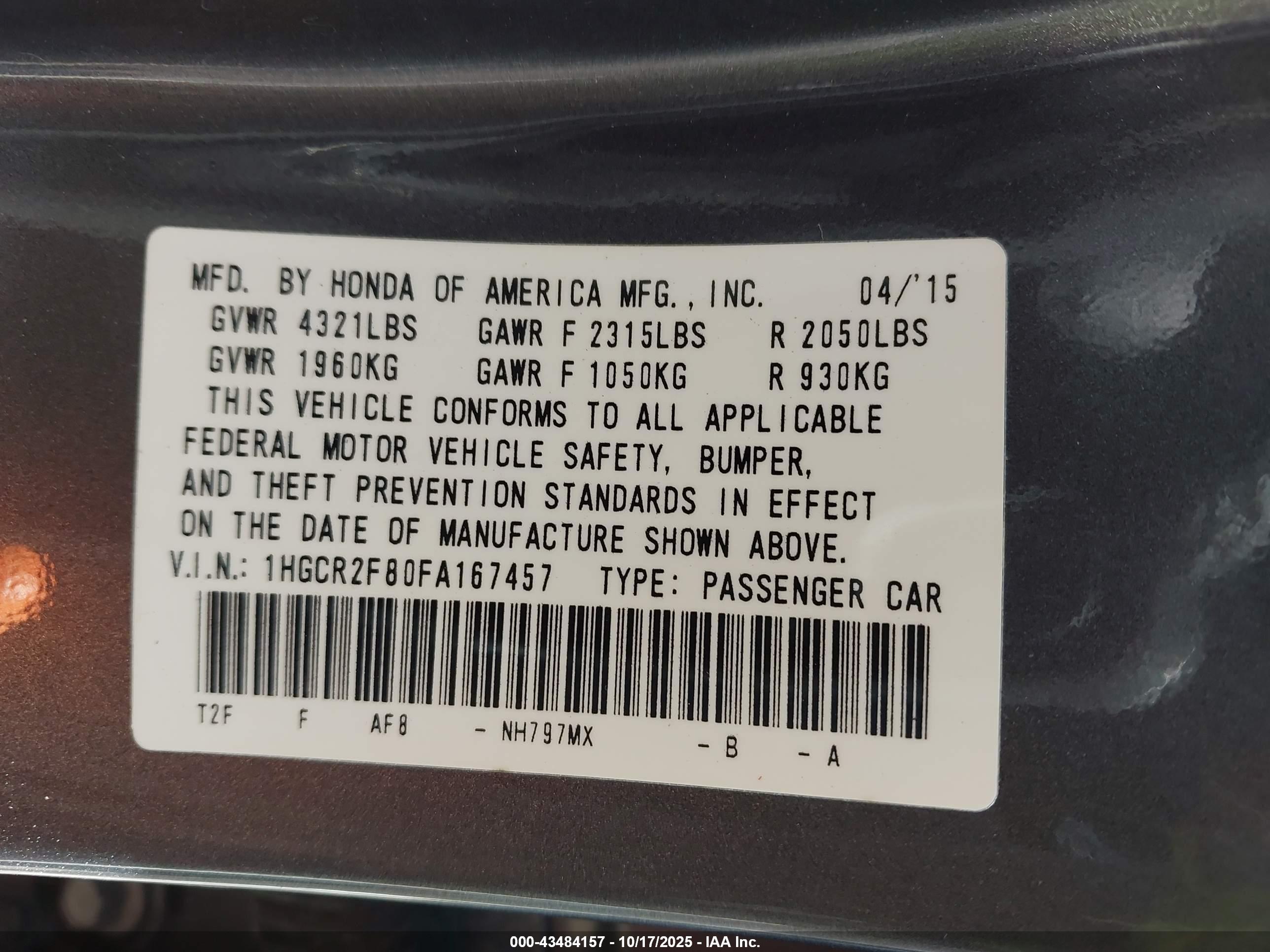 HONDA ACCORD image 9