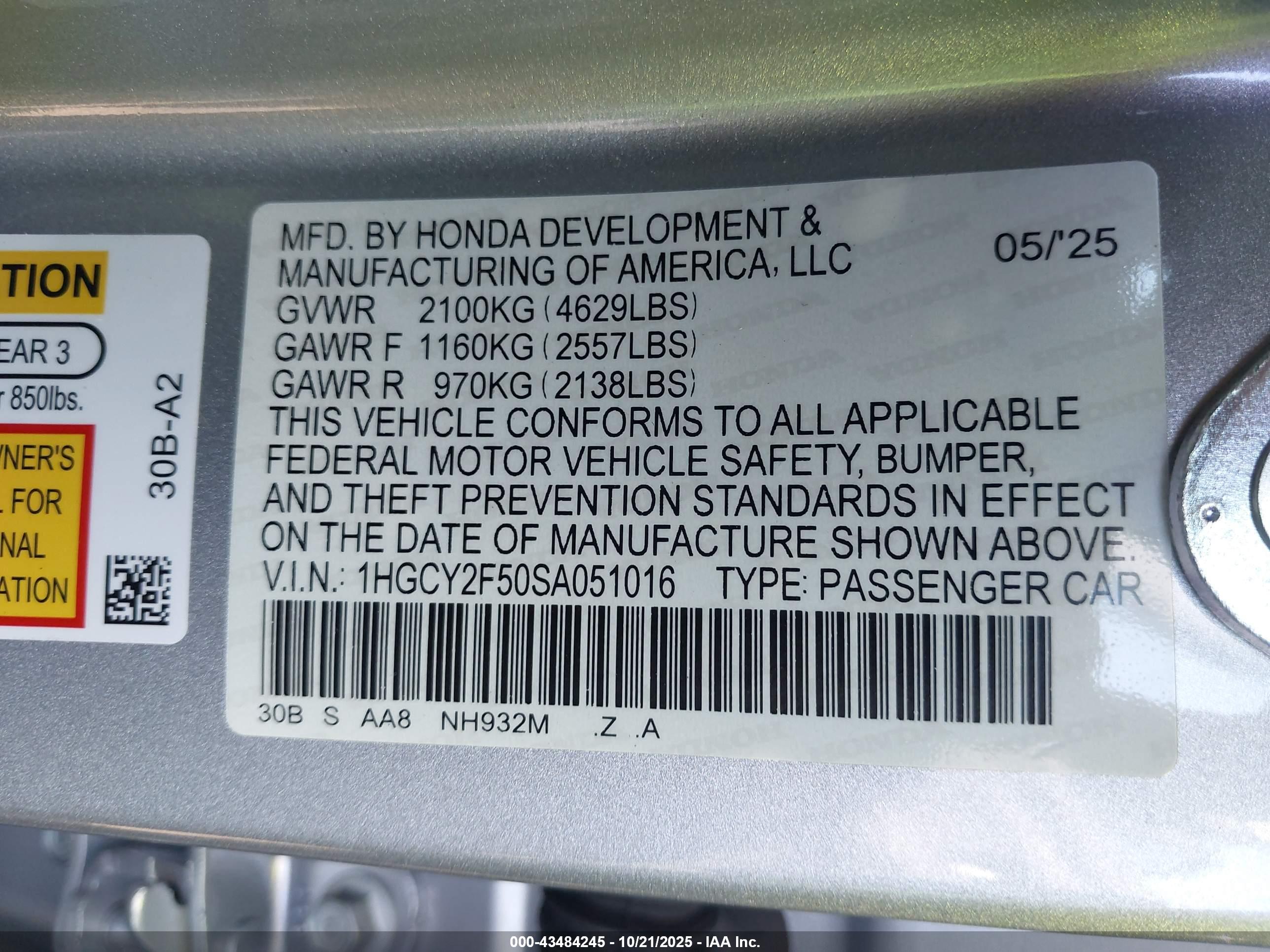 HONDA ACCORD image 9