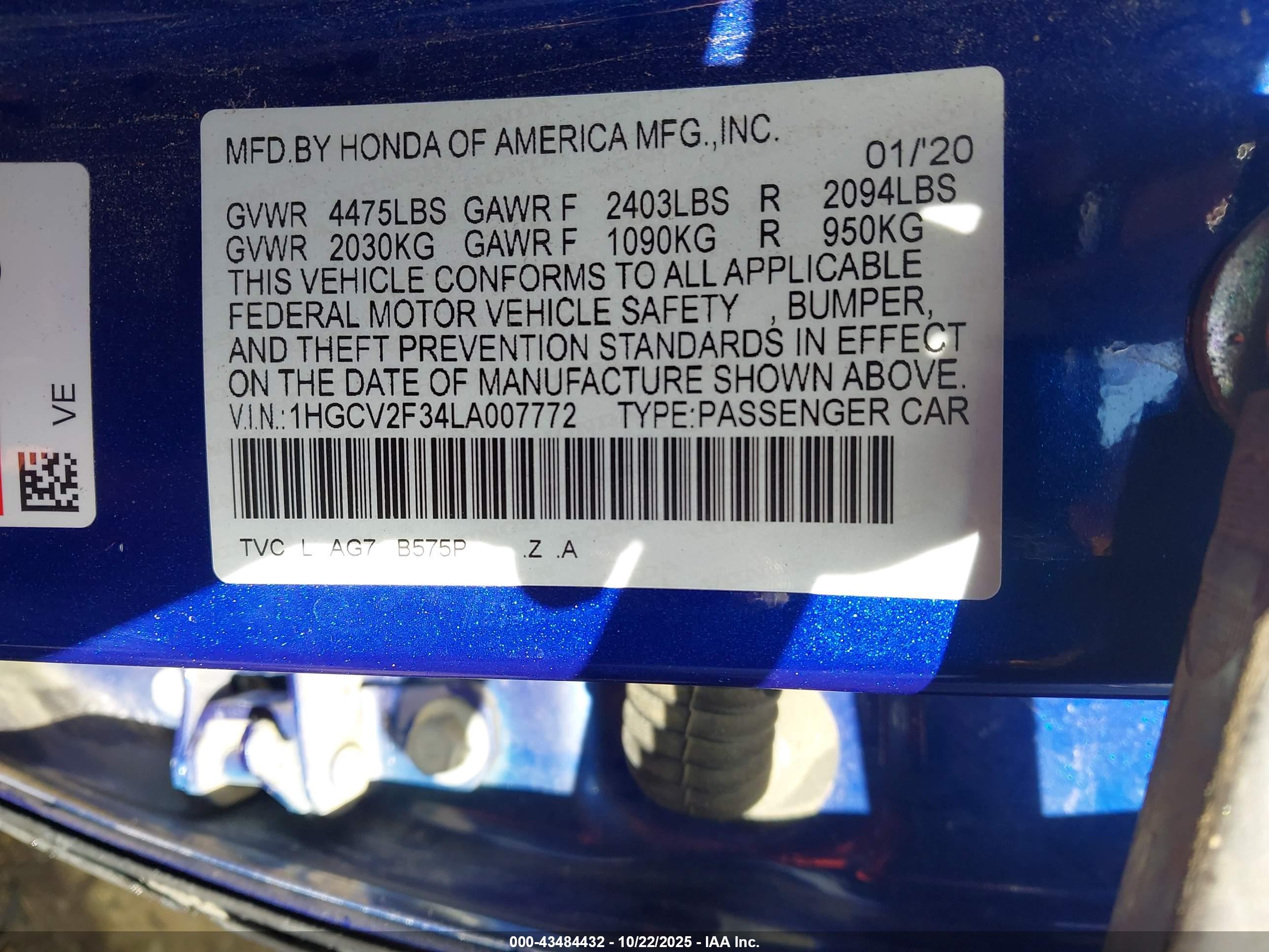 HONDA ACCORD image 9
