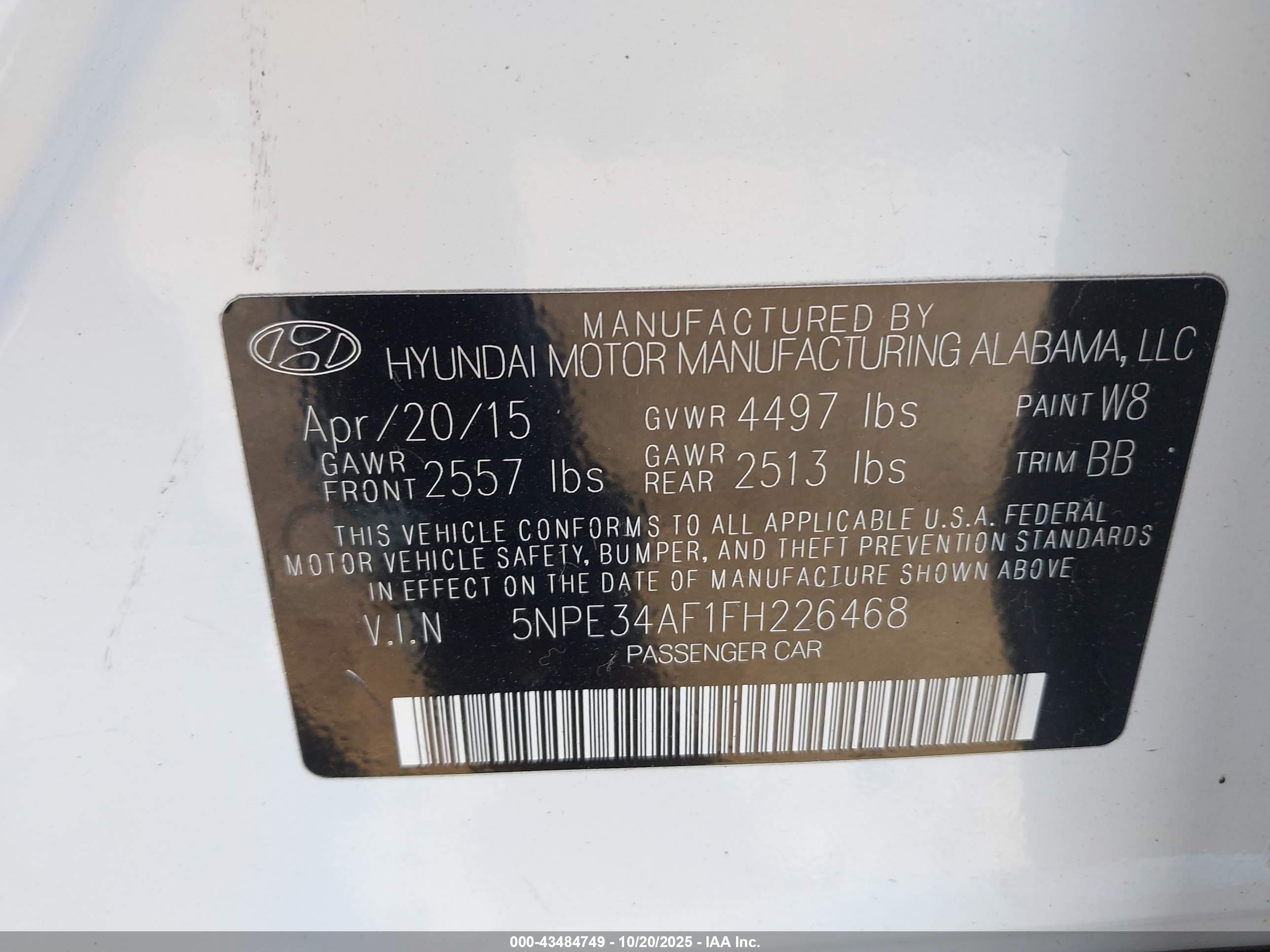 HYUNDAI SONATA image 9