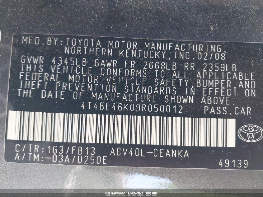 TOYOTA CAMRY image 9