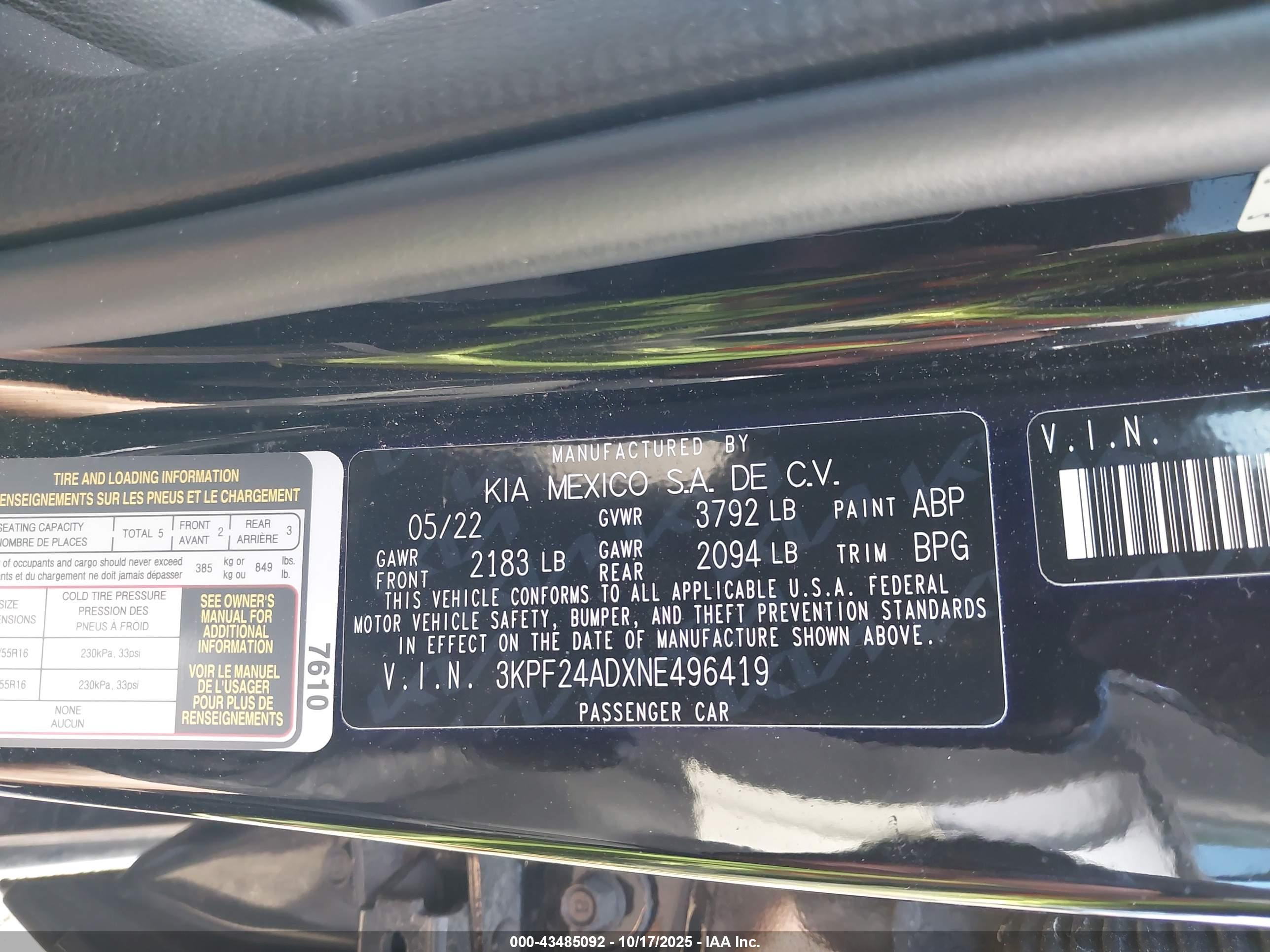 KIA FORTE image 9