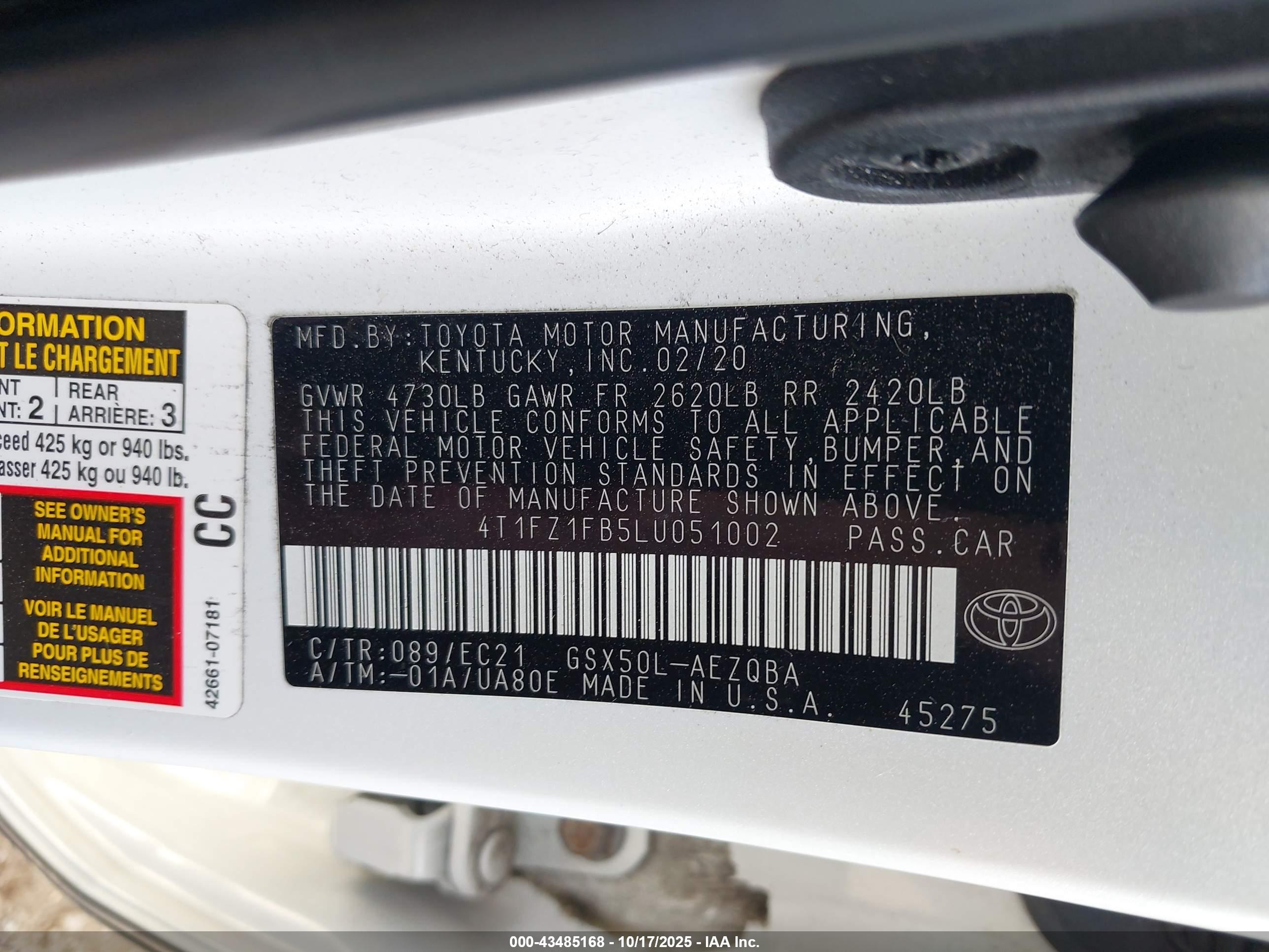 TOYOTA AVALON image 9