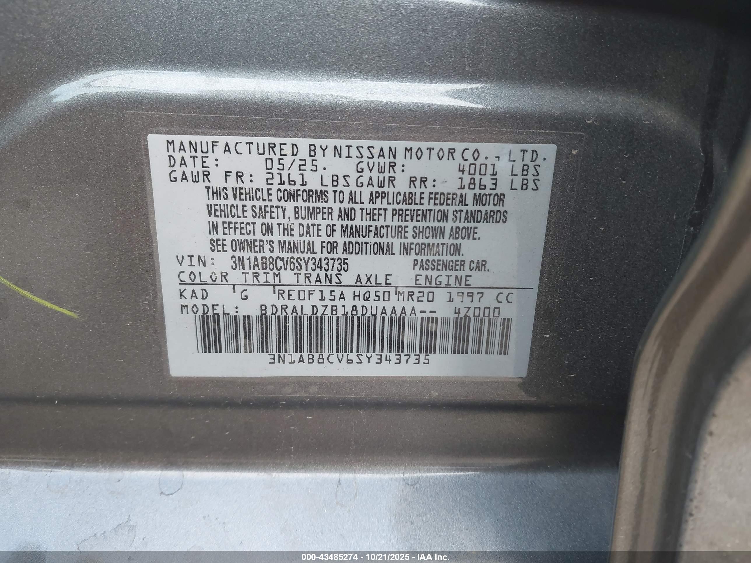 NISSAN SENTRA image 9