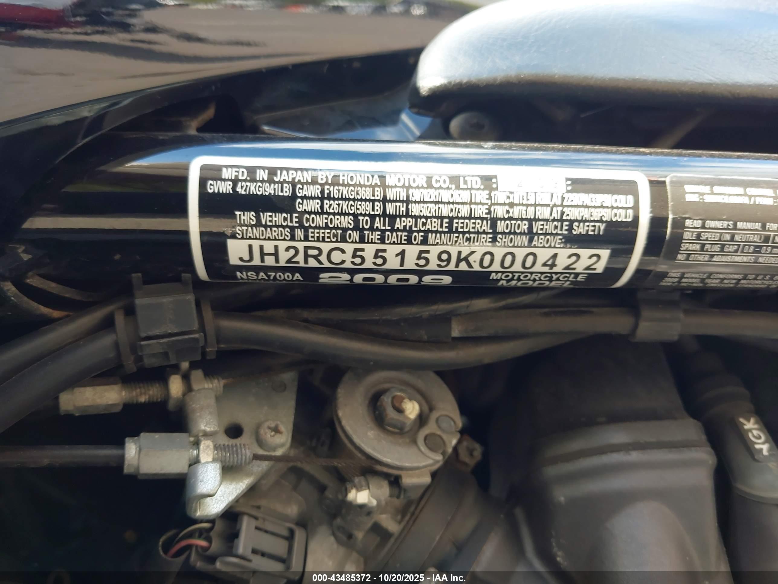HONDA NSA700 image 10