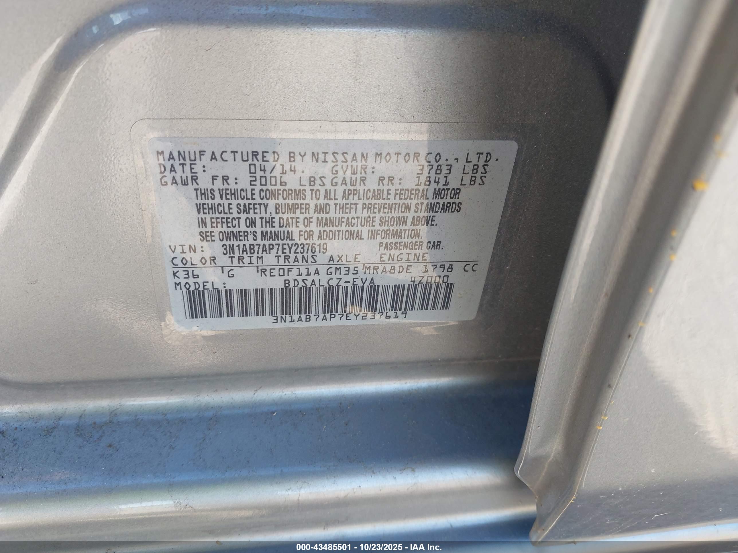 NISSAN SENTRA image 9