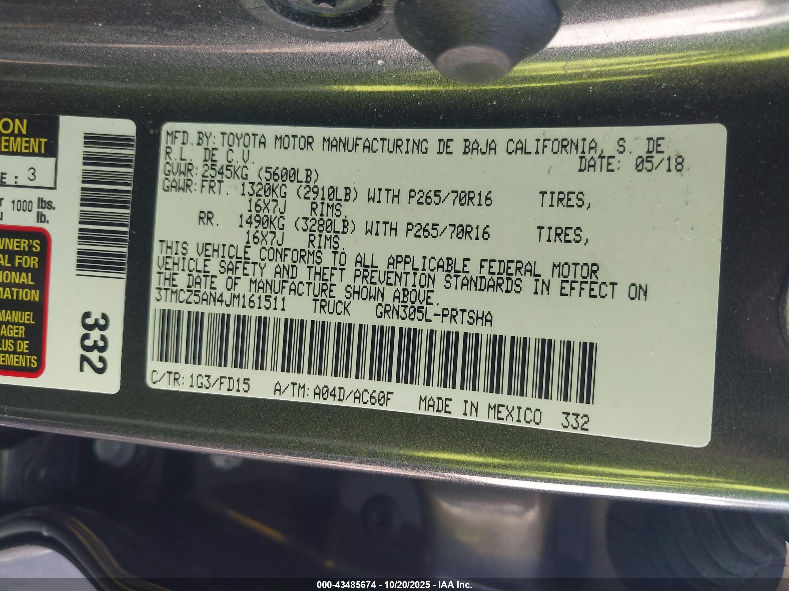 TOYOTA TACOMA image 9