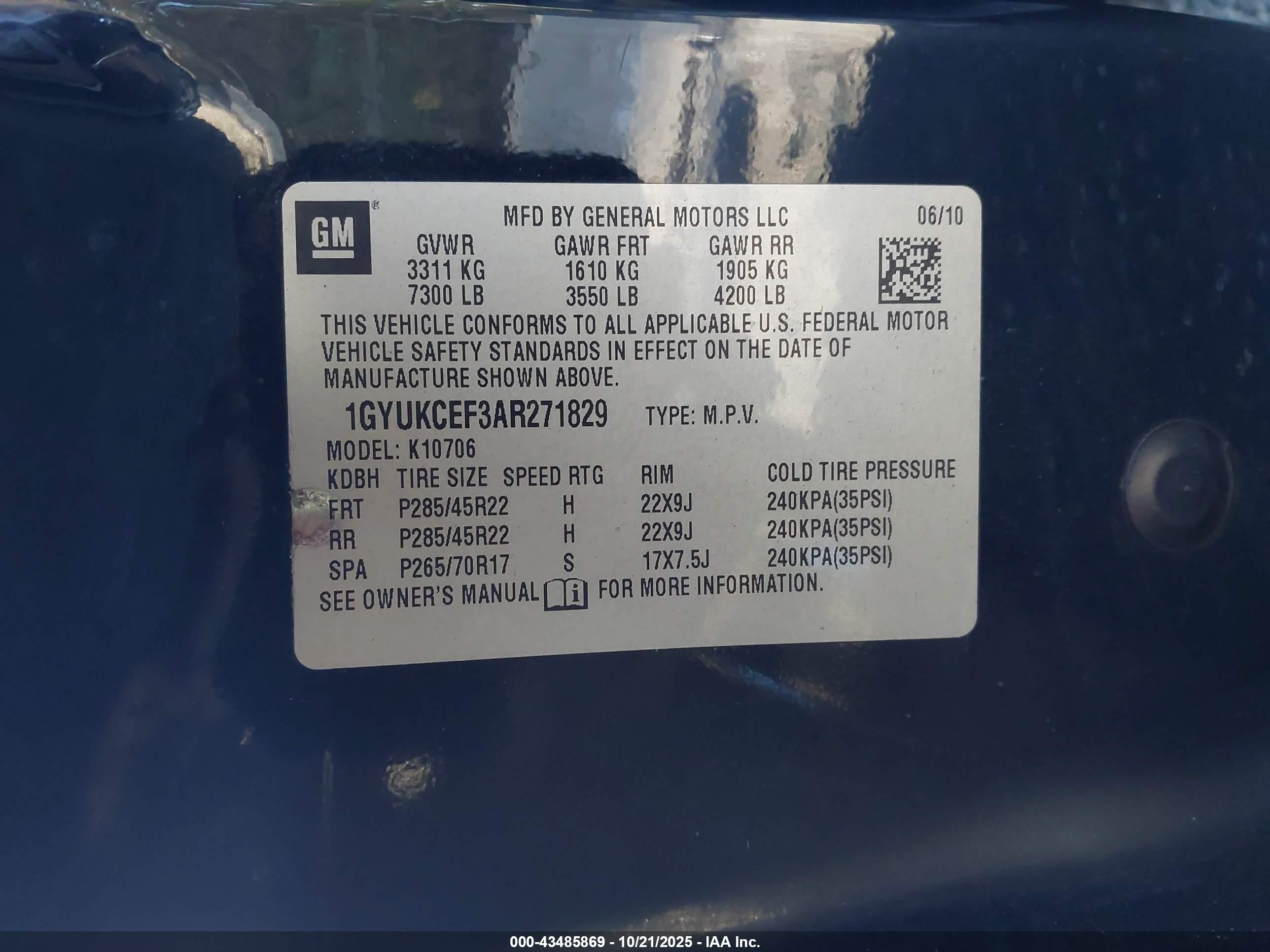 CADILLAC ESCALADE image 9