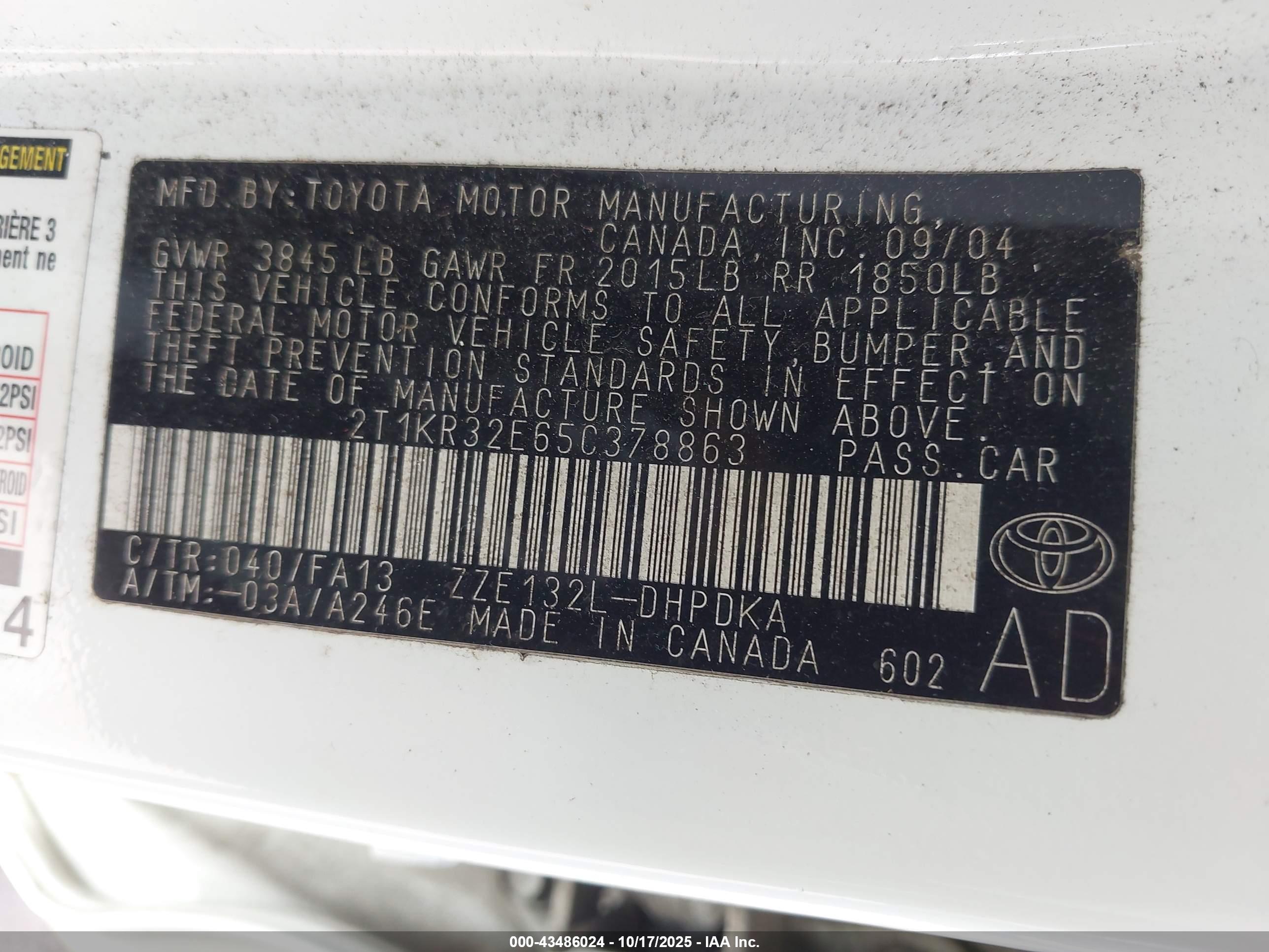 TOYOTA MATRIX image 9