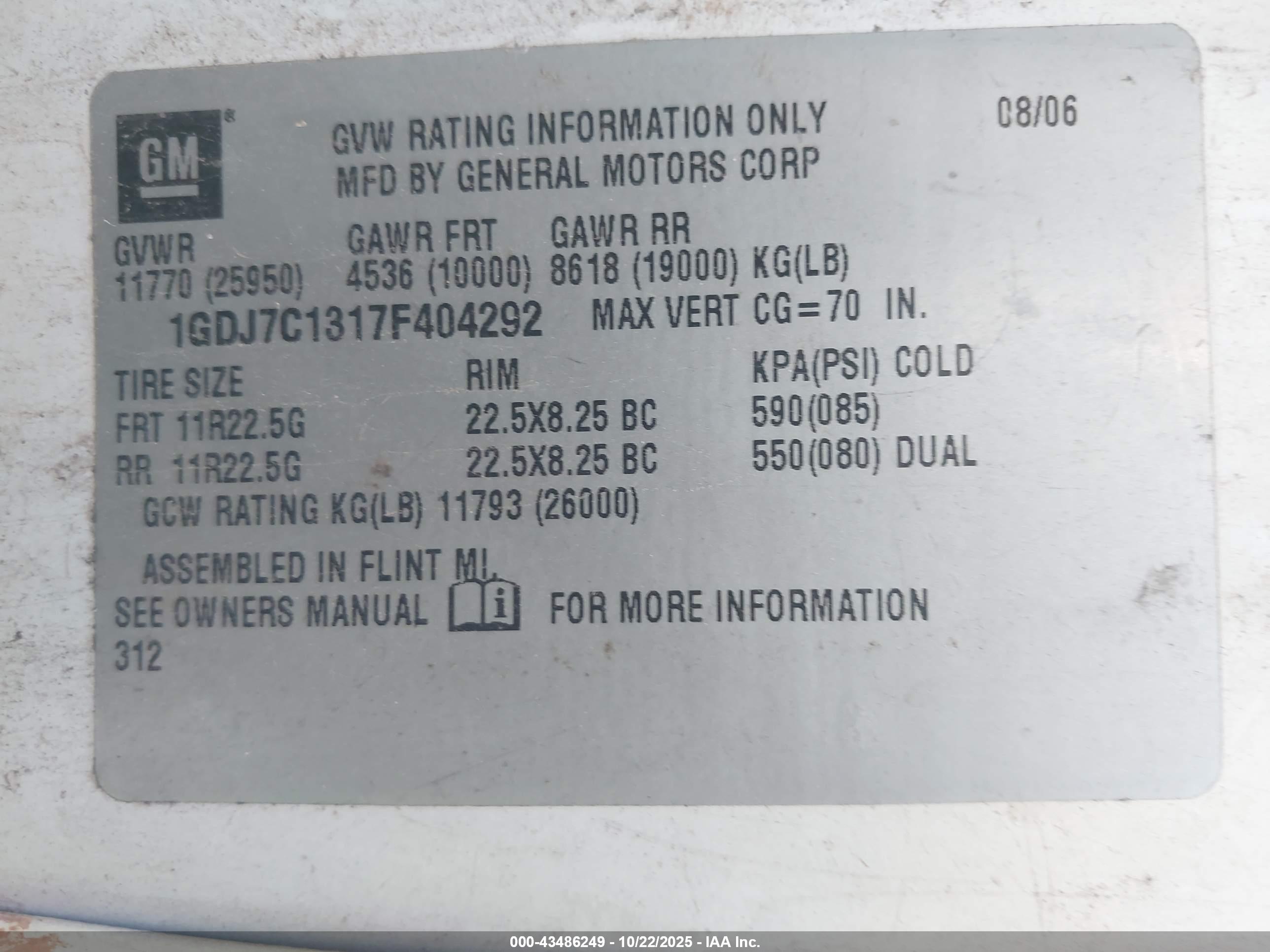 GMC C7500 image 9