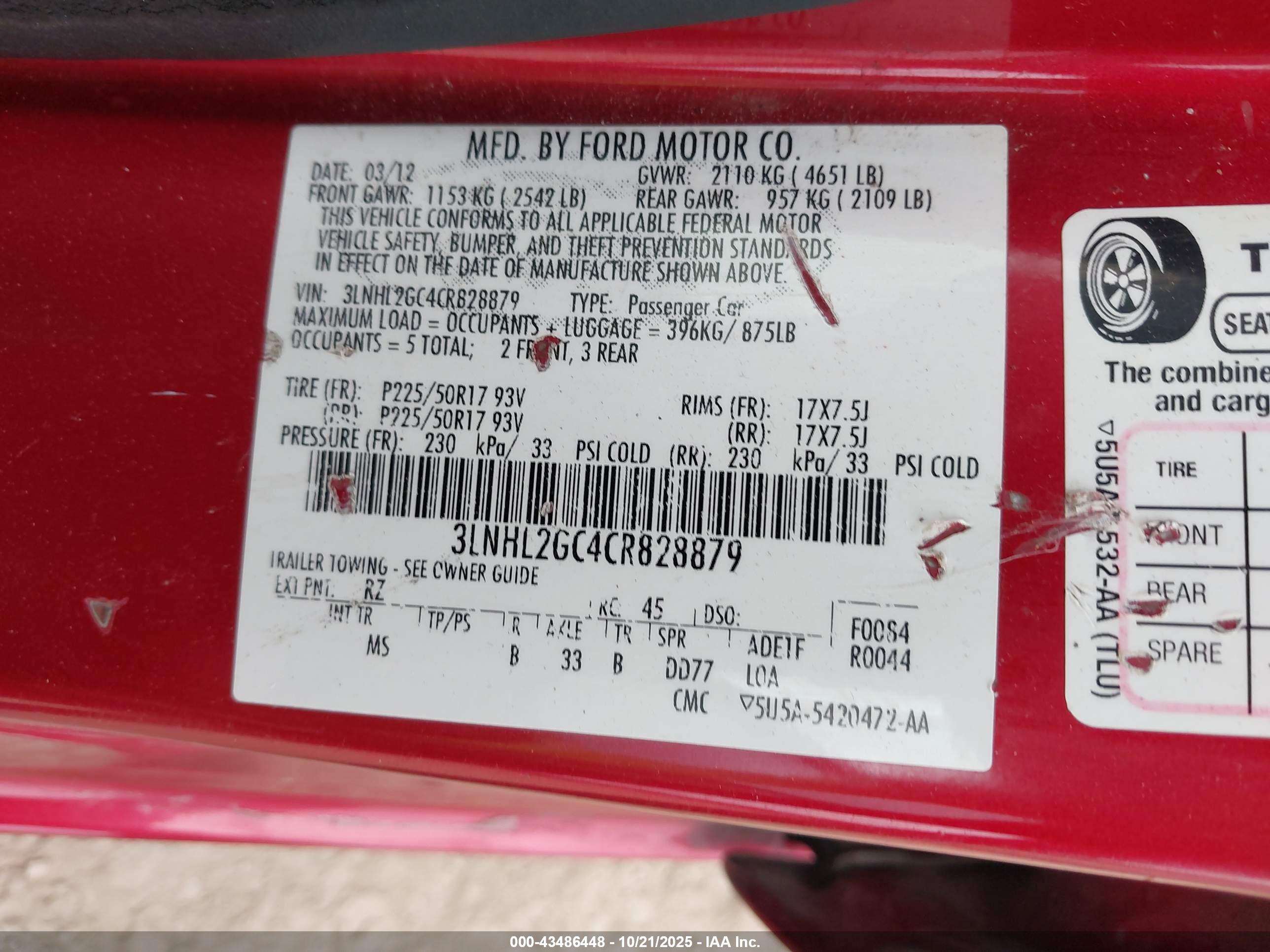 LINCOLN MKZ image 9