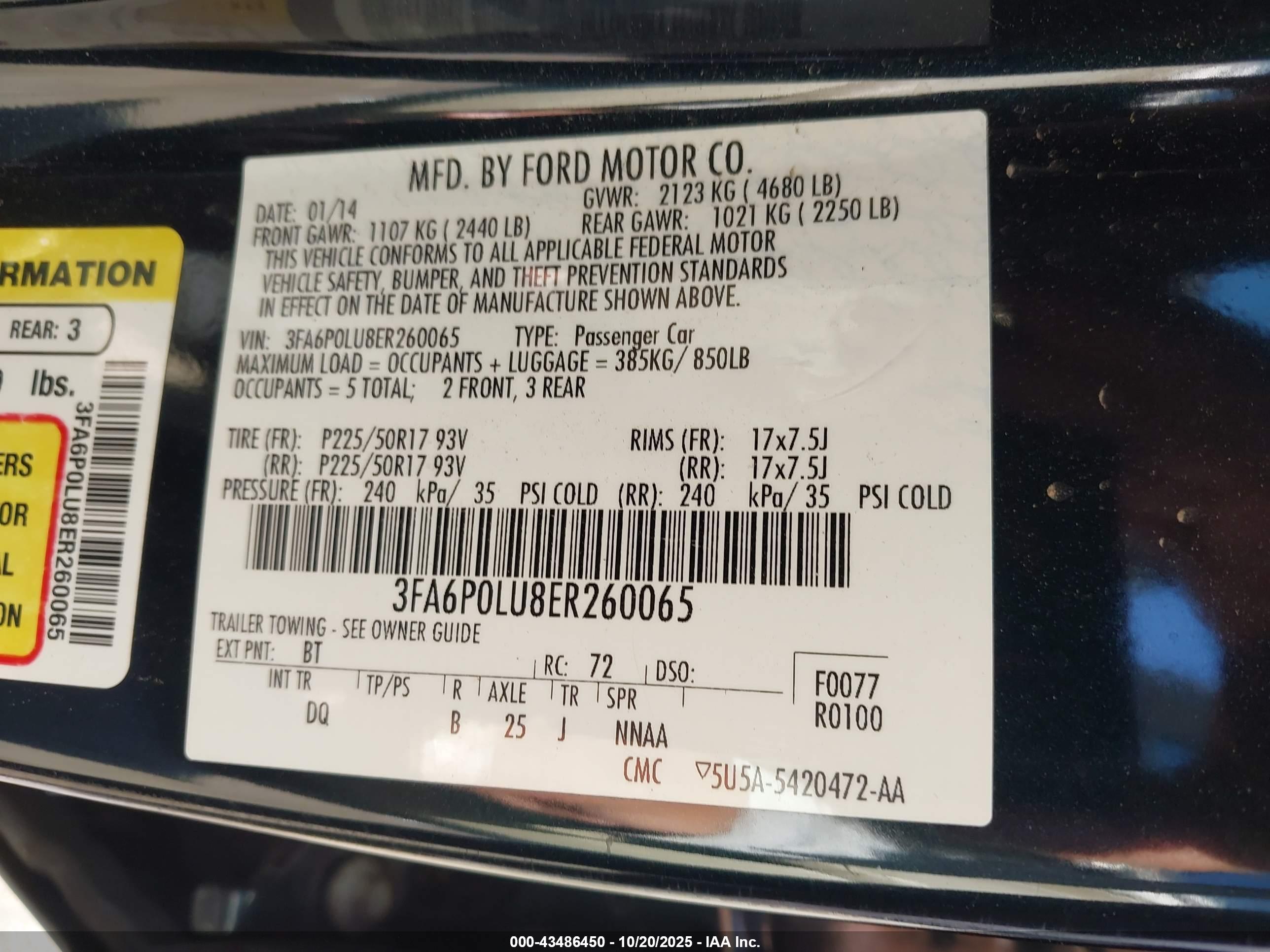FORD FUSION image 9