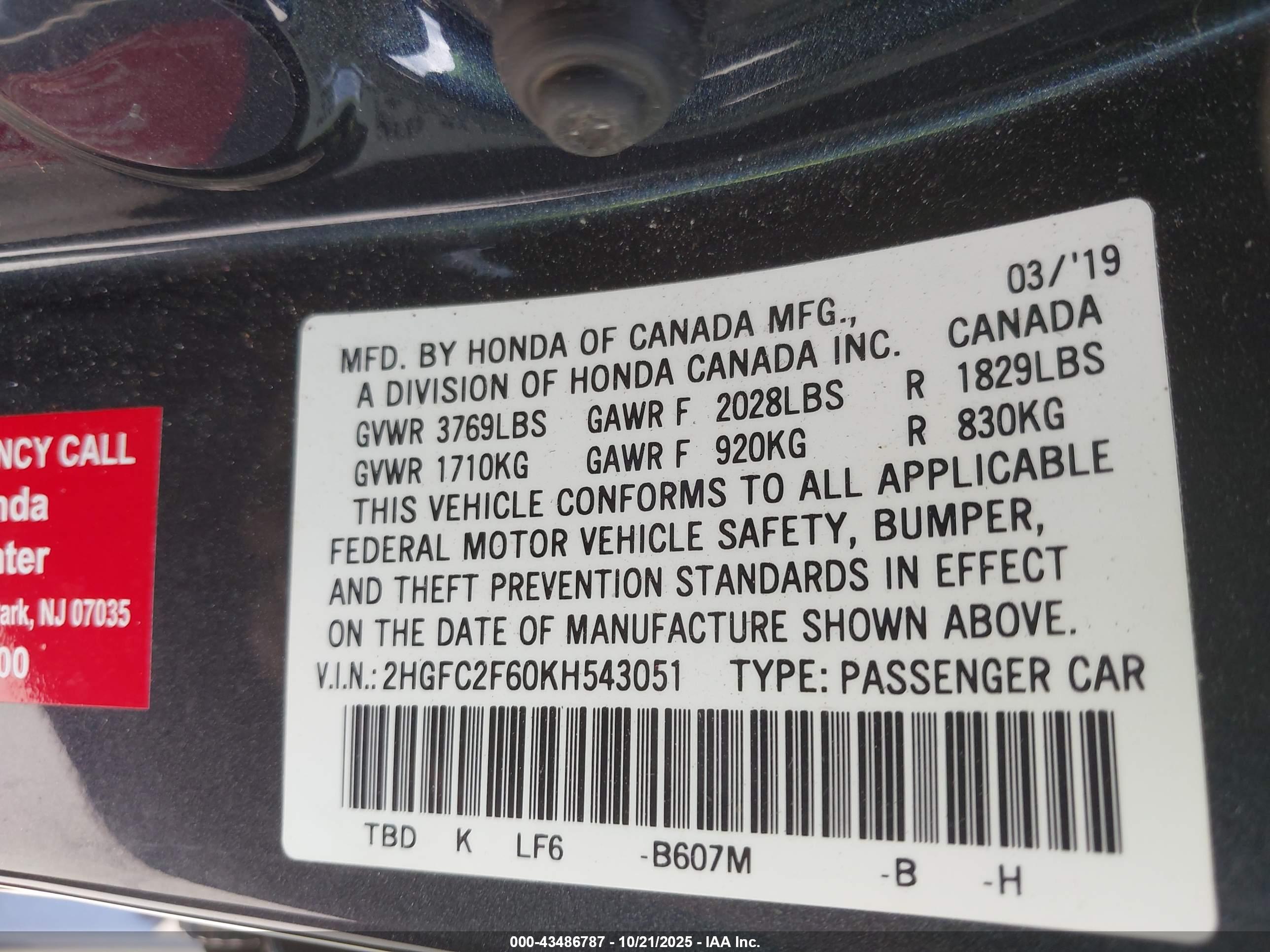 HONDA CIVIC image 9