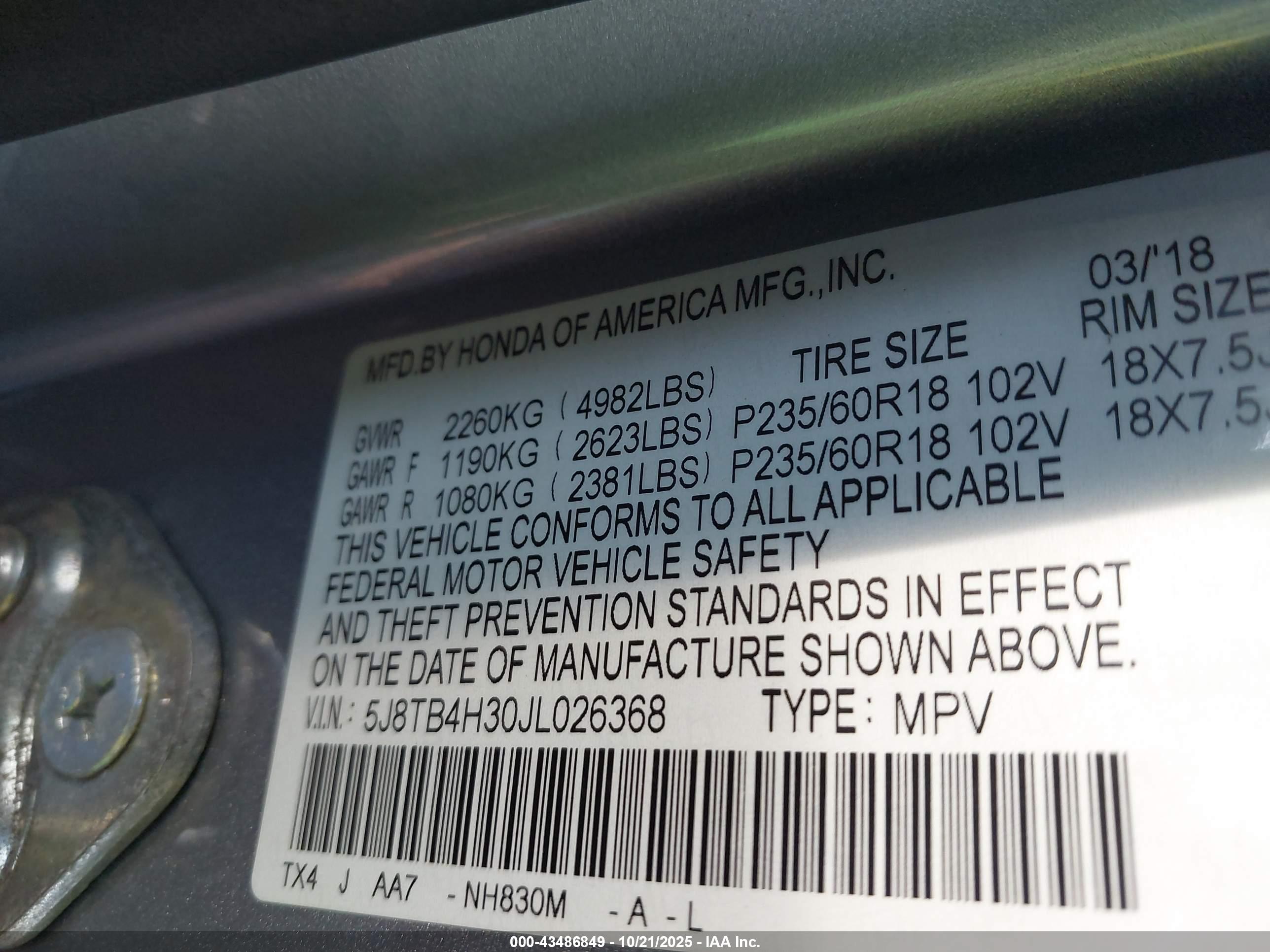 ACURA RDX image 9