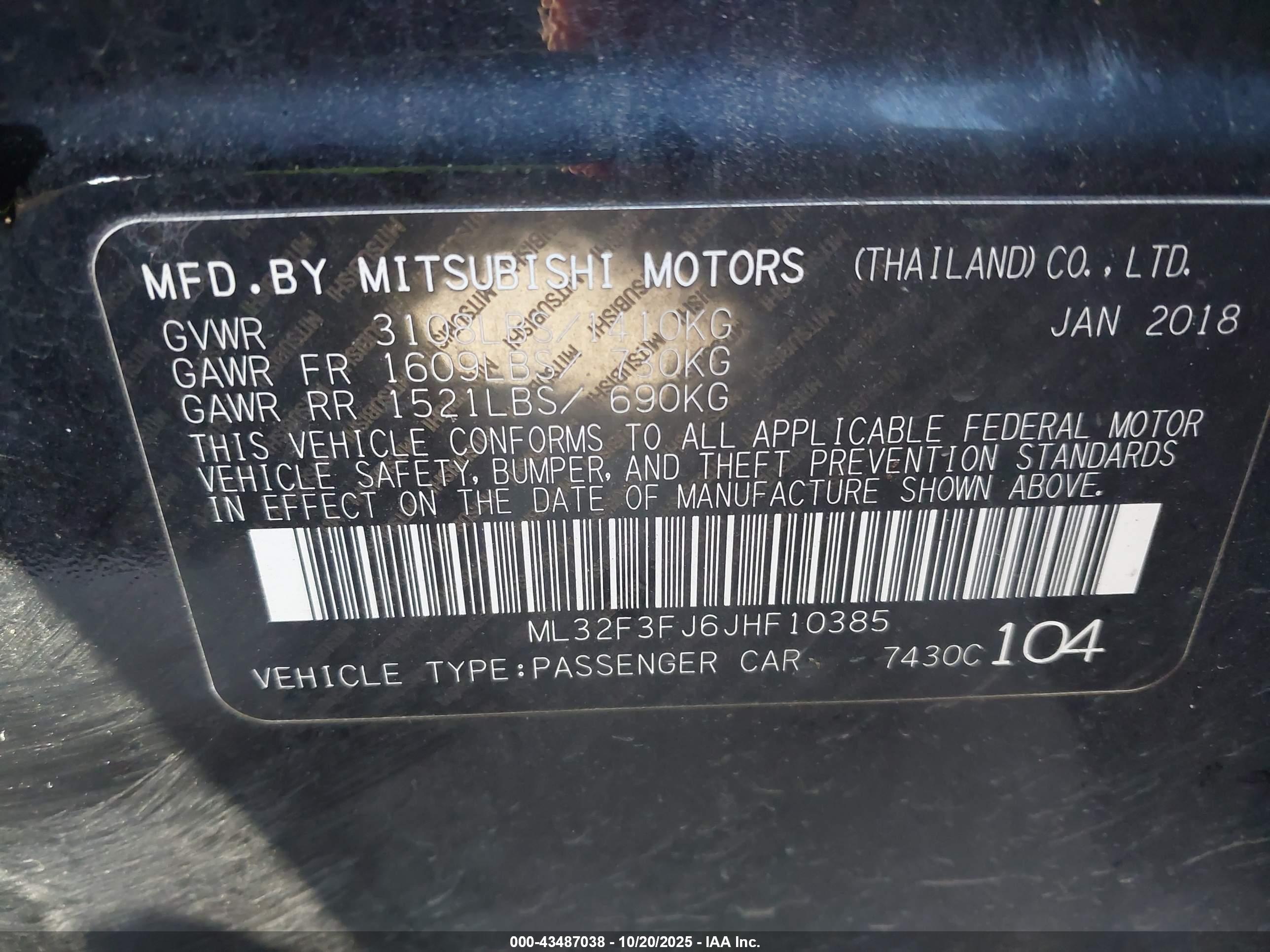 MITSUBISHI MIRAGE image 9
