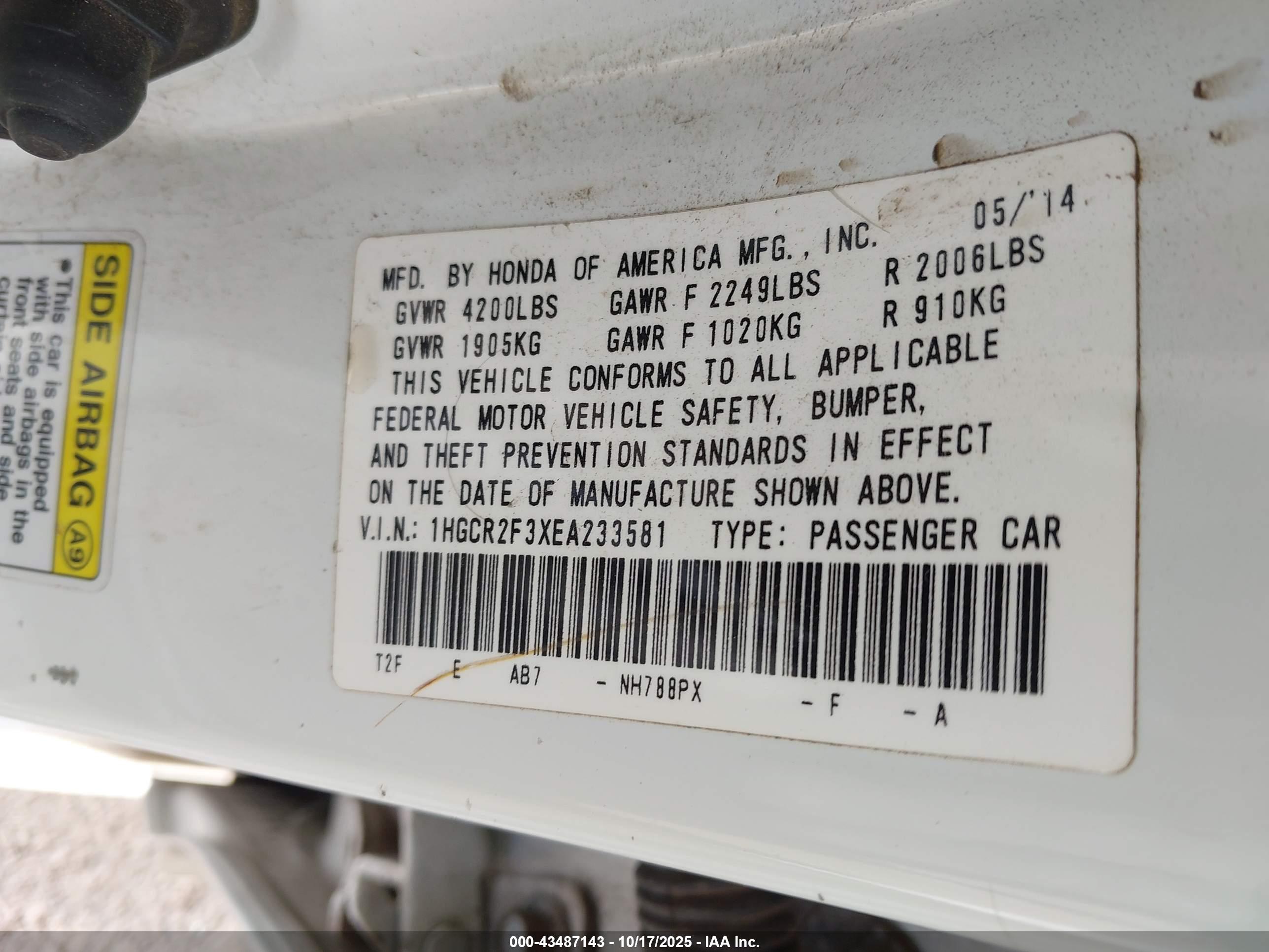 HONDA ACCORD image 9