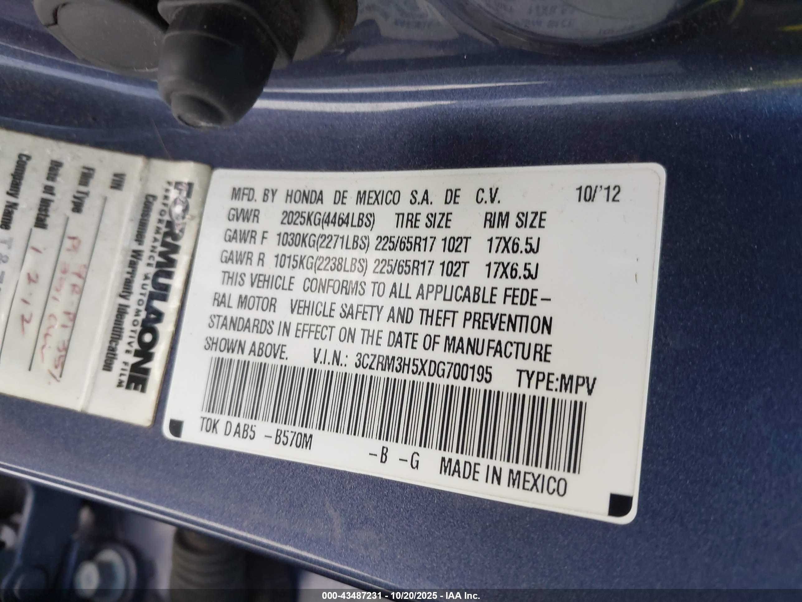 HONDA CR-V image 9