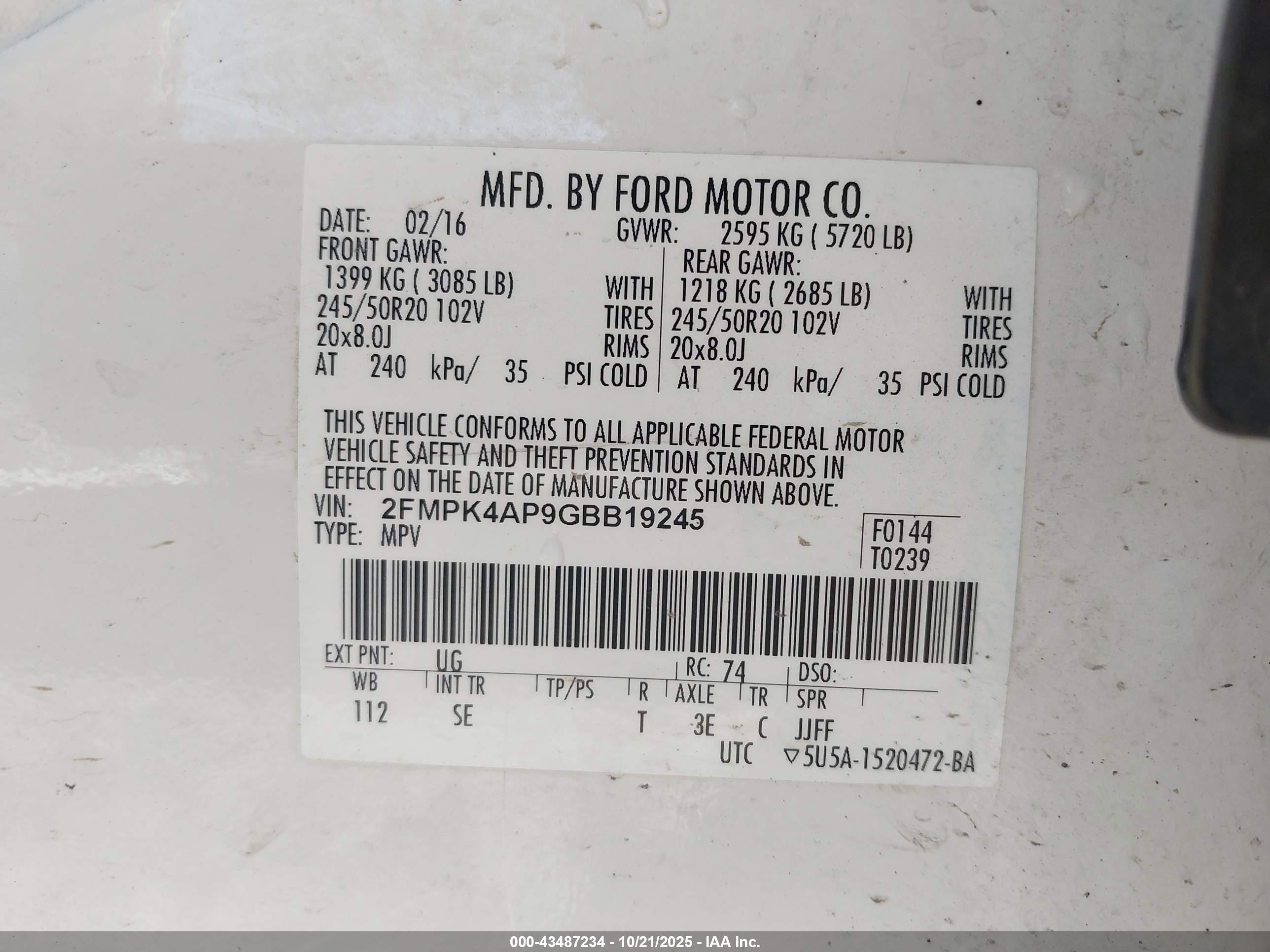 FORD EDGE image 9