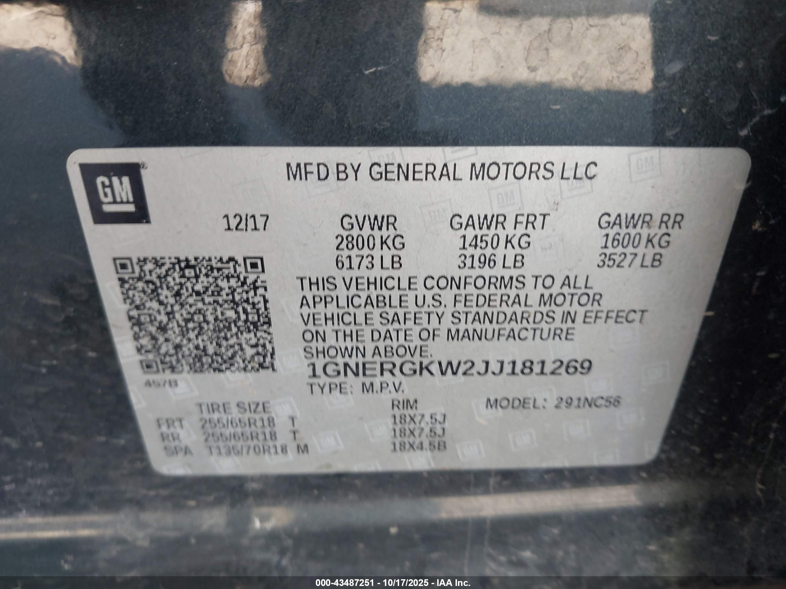 CHEVROLET TRAVERSE image 9