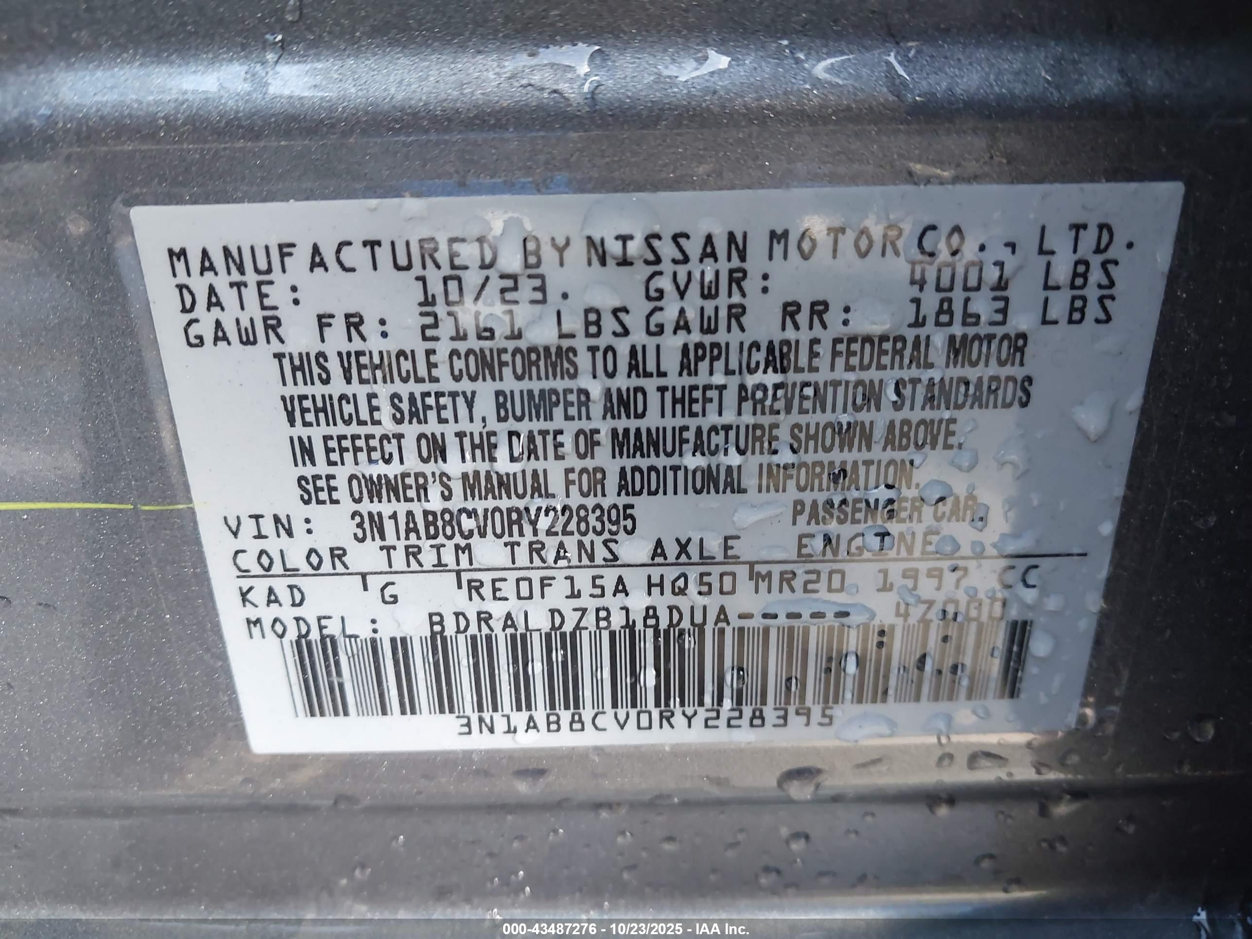 NISSAN SENTRA image 9