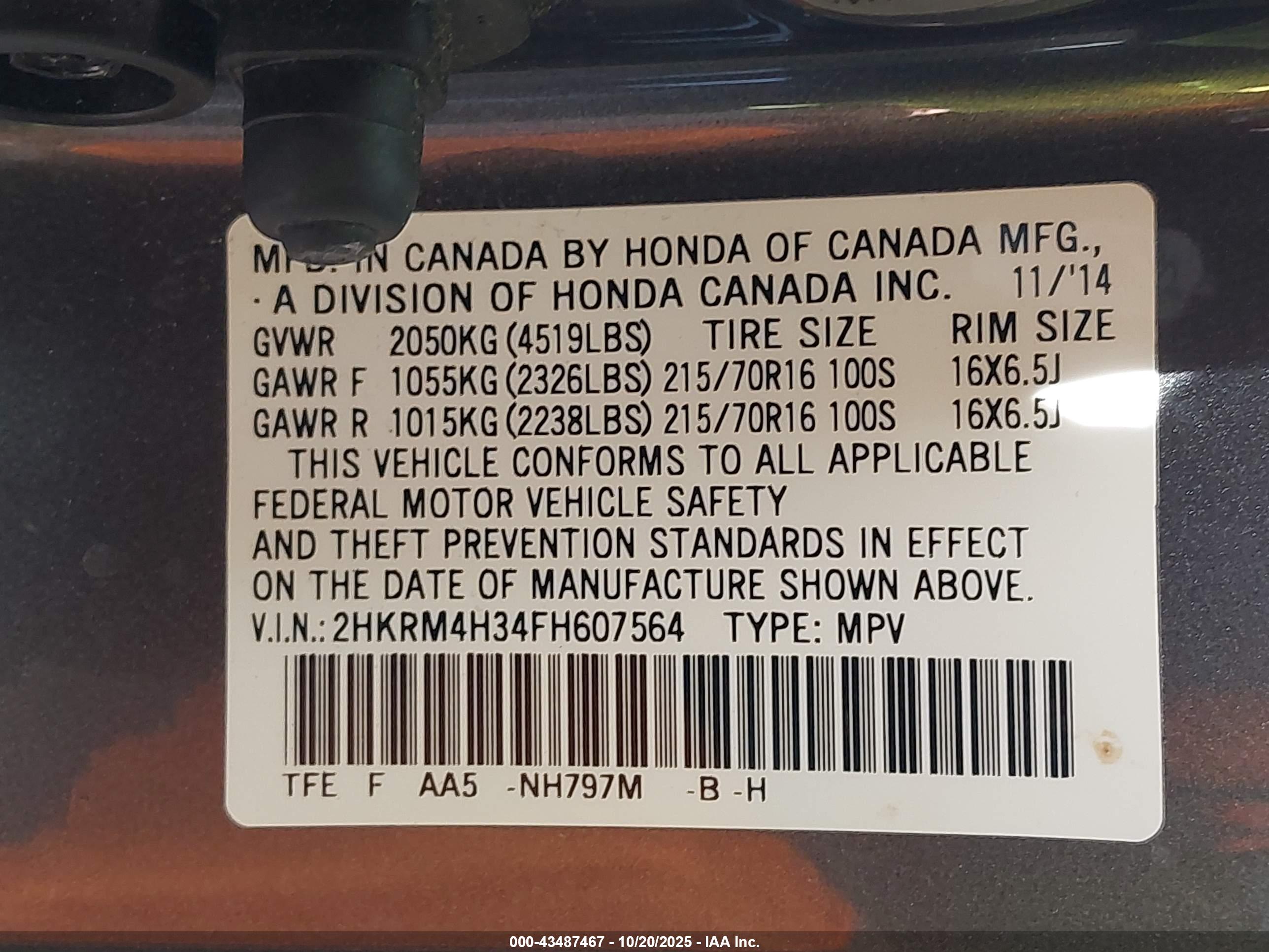 HONDA CR-V image 9