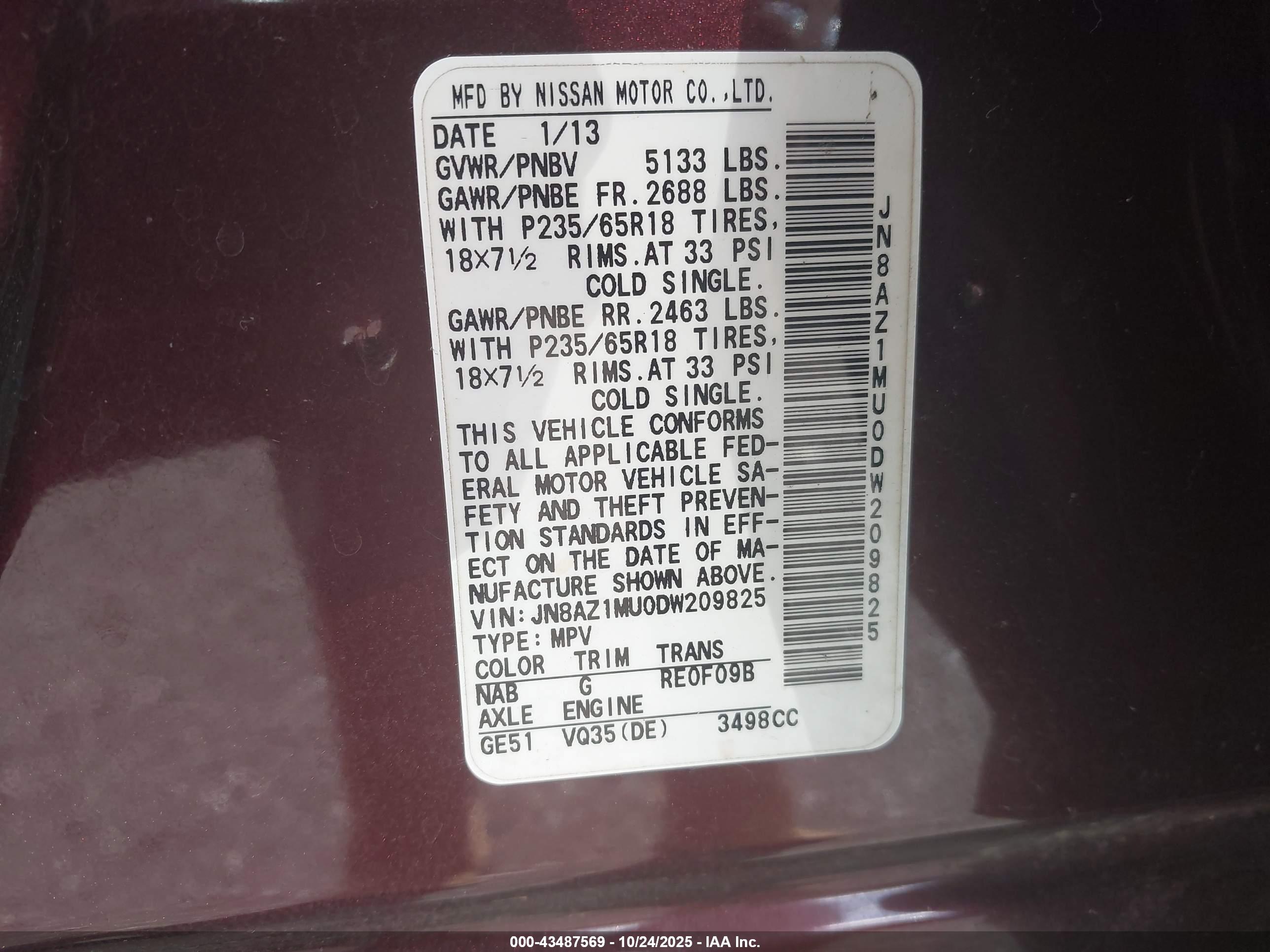 NISSAN MURANO image 9