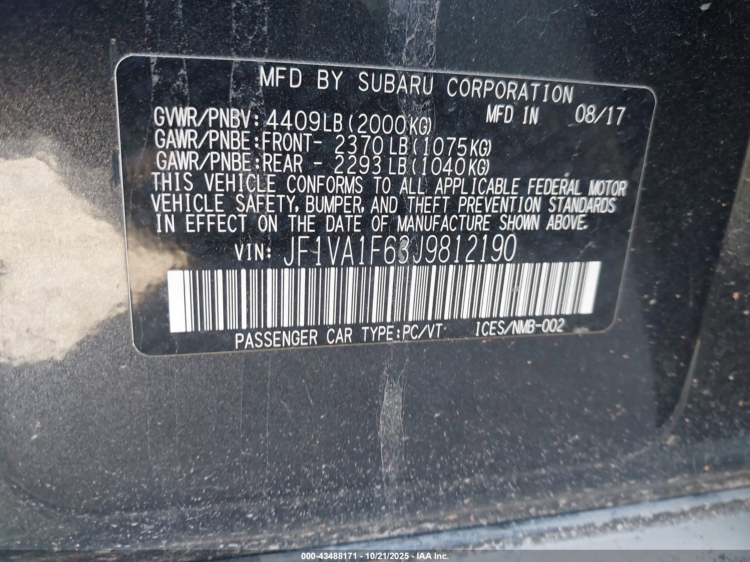 SUBARU WRX image 9