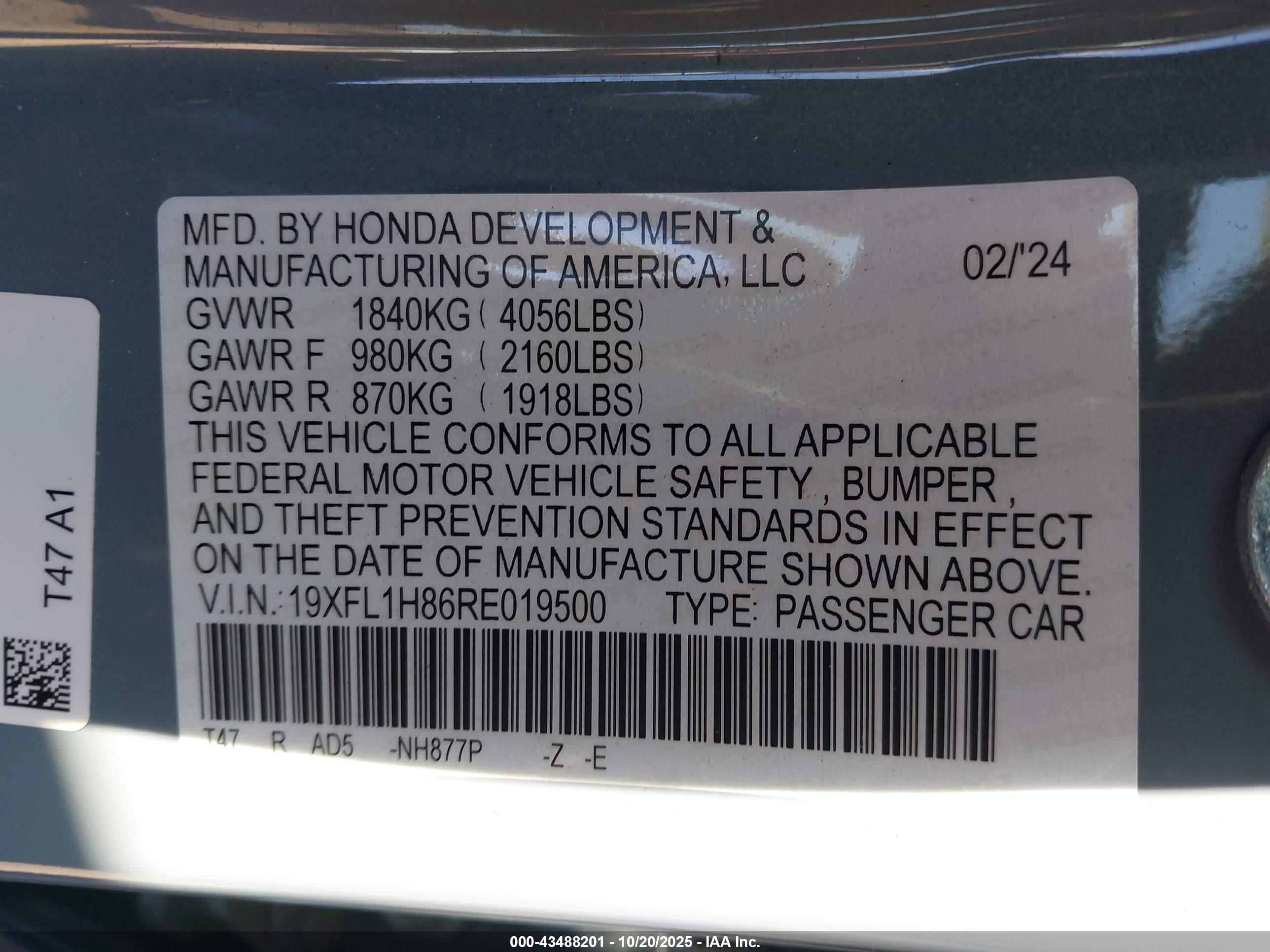HONDA CIVIC image 9